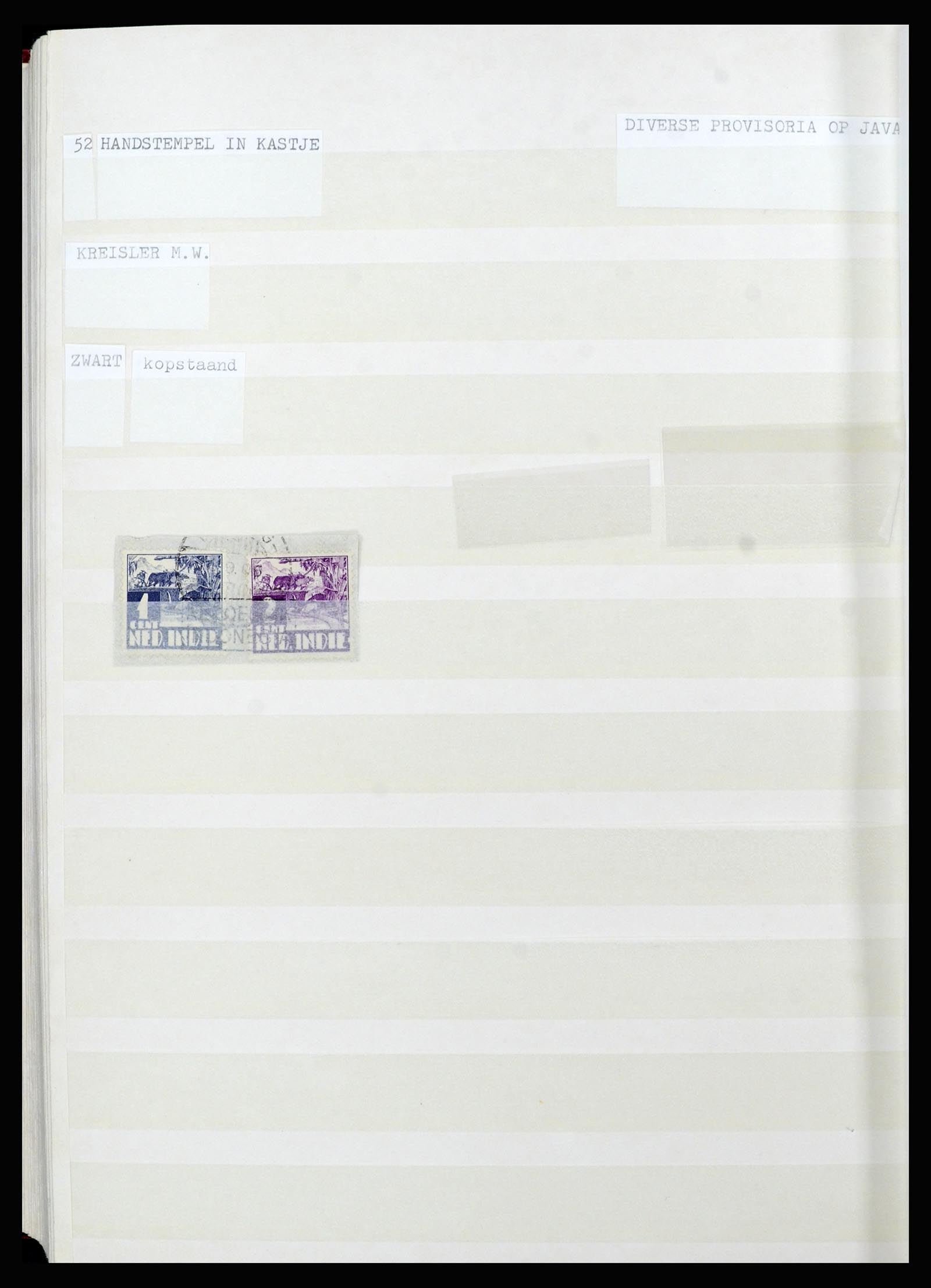 36742 056 - Postzegelverzameling 36742 Nederlands Indië interim 1945-1949.
