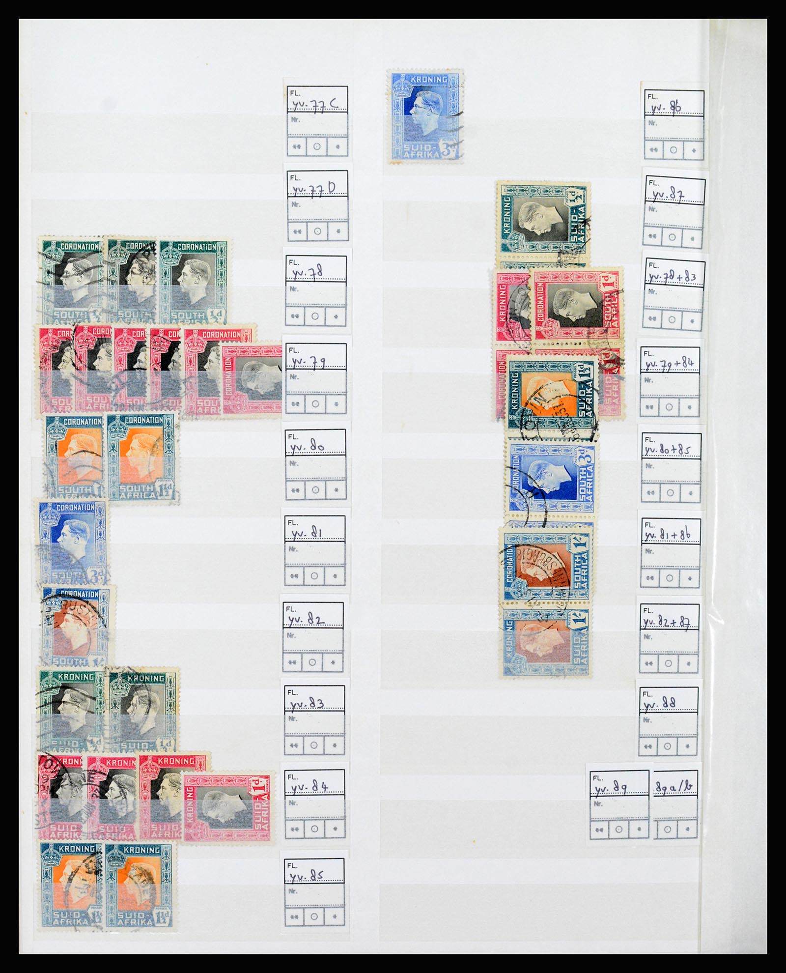 36743 006 - Postzegelverzameling 36743 Zuid Afrika en thuislanden 1910-1998.