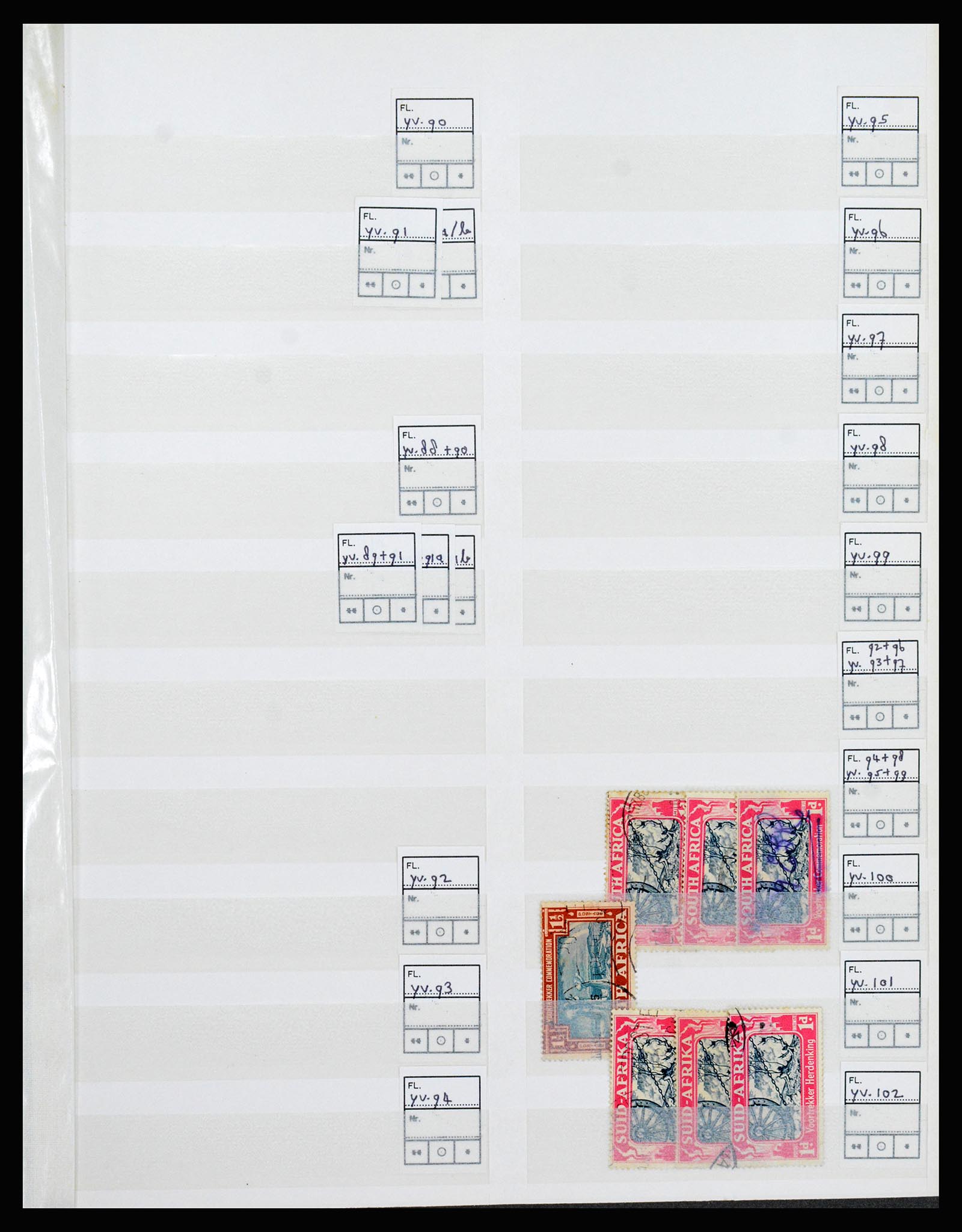 36743 007 - Postzegelverzameling 36743 Zuid Afrika en thuislanden 1910-1998.