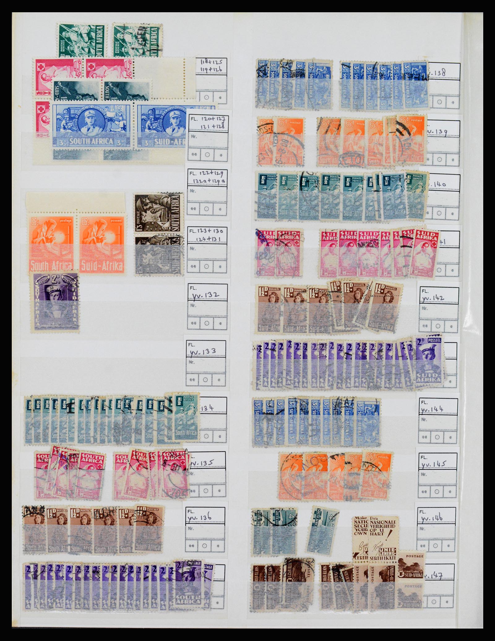 36743 010 - Postzegelverzameling 36743 Zuid Afrika en thuislanden 1910-1998.