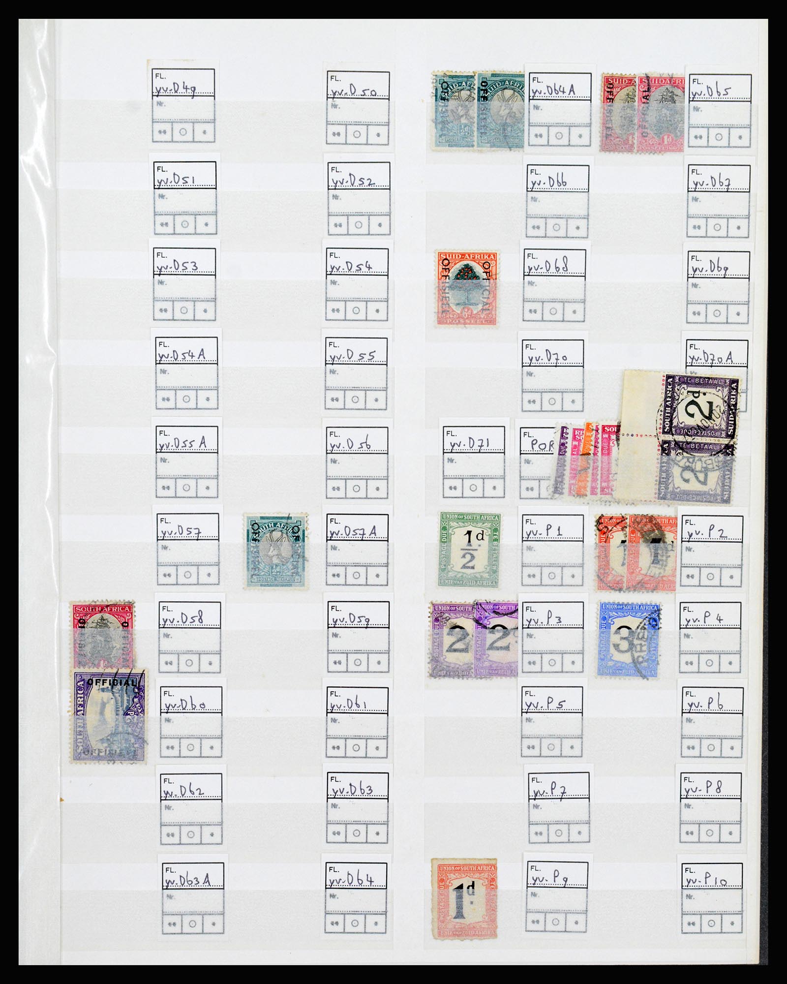 36743 018 - Postzegelverzameling 36743 Zuid Afrika en thuislanden 1910-1998.