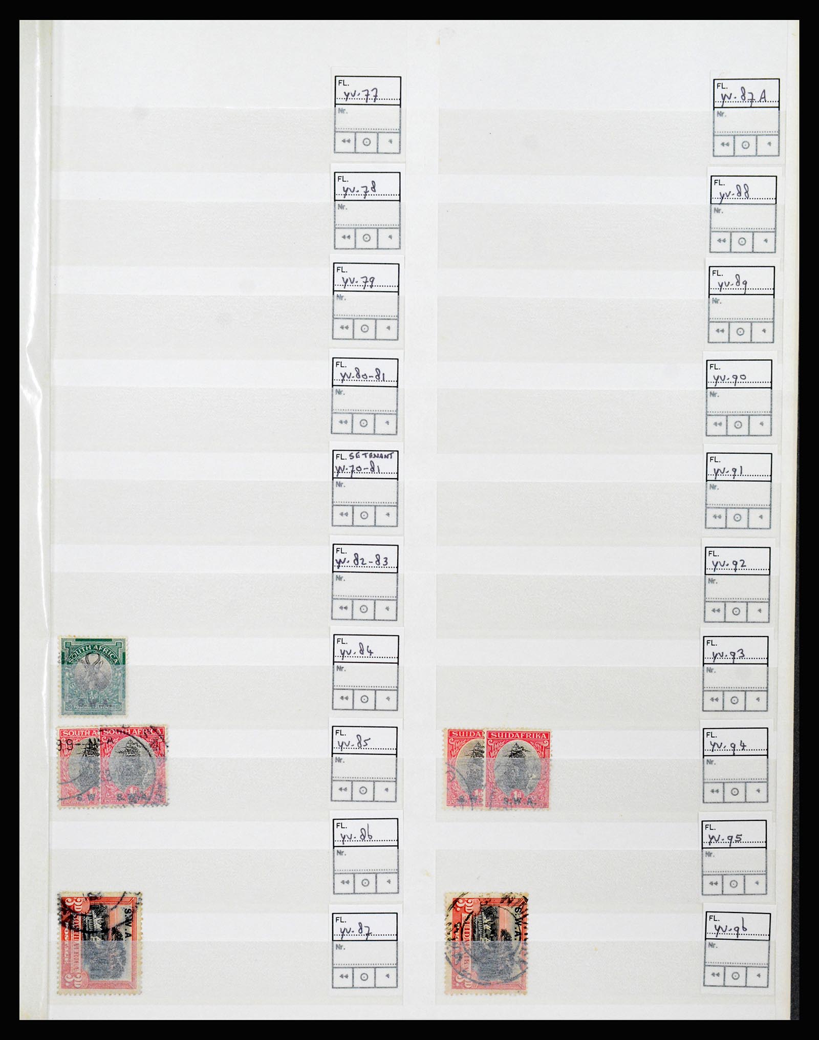 36743 025 - Postzegelverzameling 36743 Zuid Afrika en thuislanden 1910-1998.
