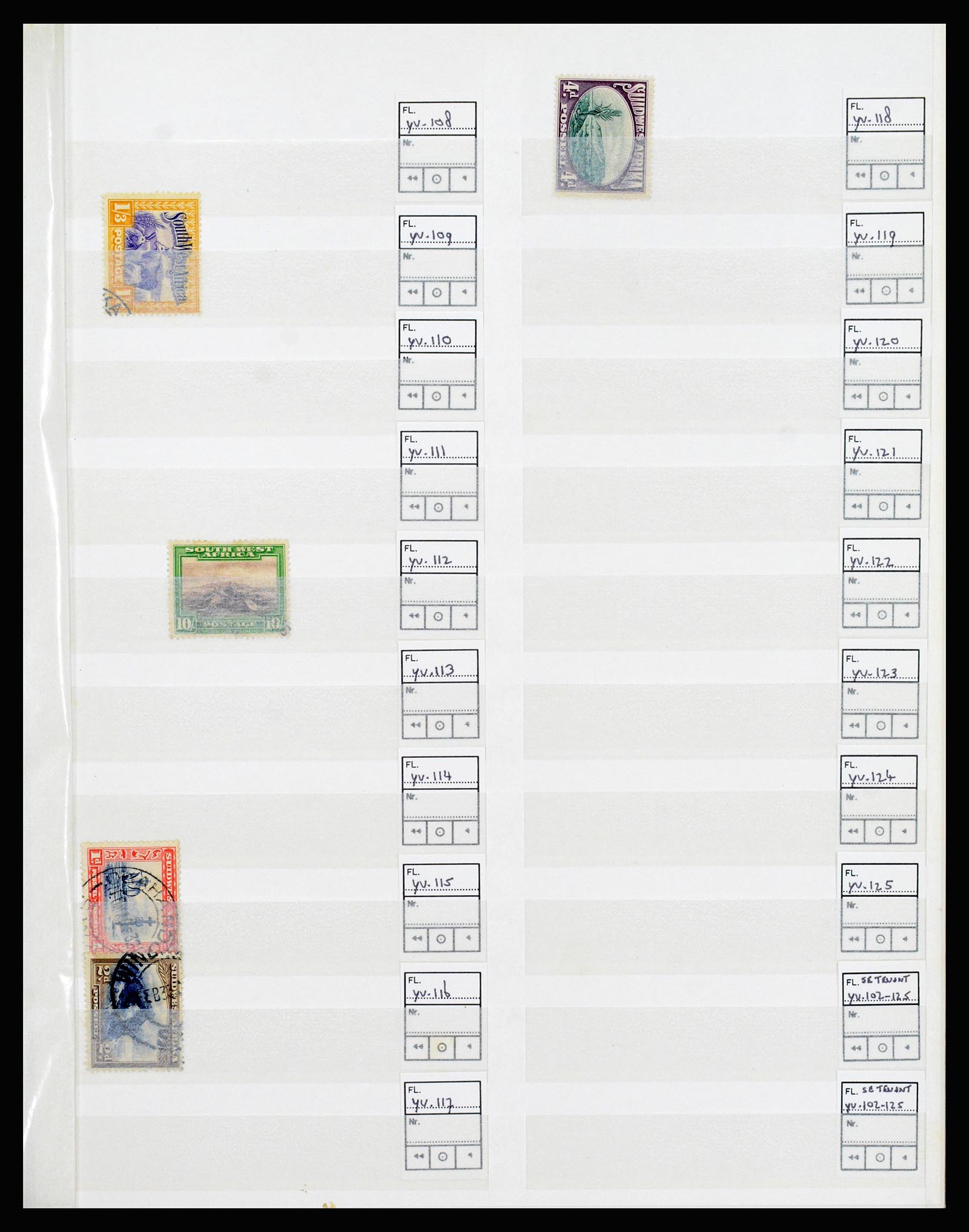 36743 027 - Postzegelverzameling 36743 Zuid Afrika en thuislanden 1910-1998.