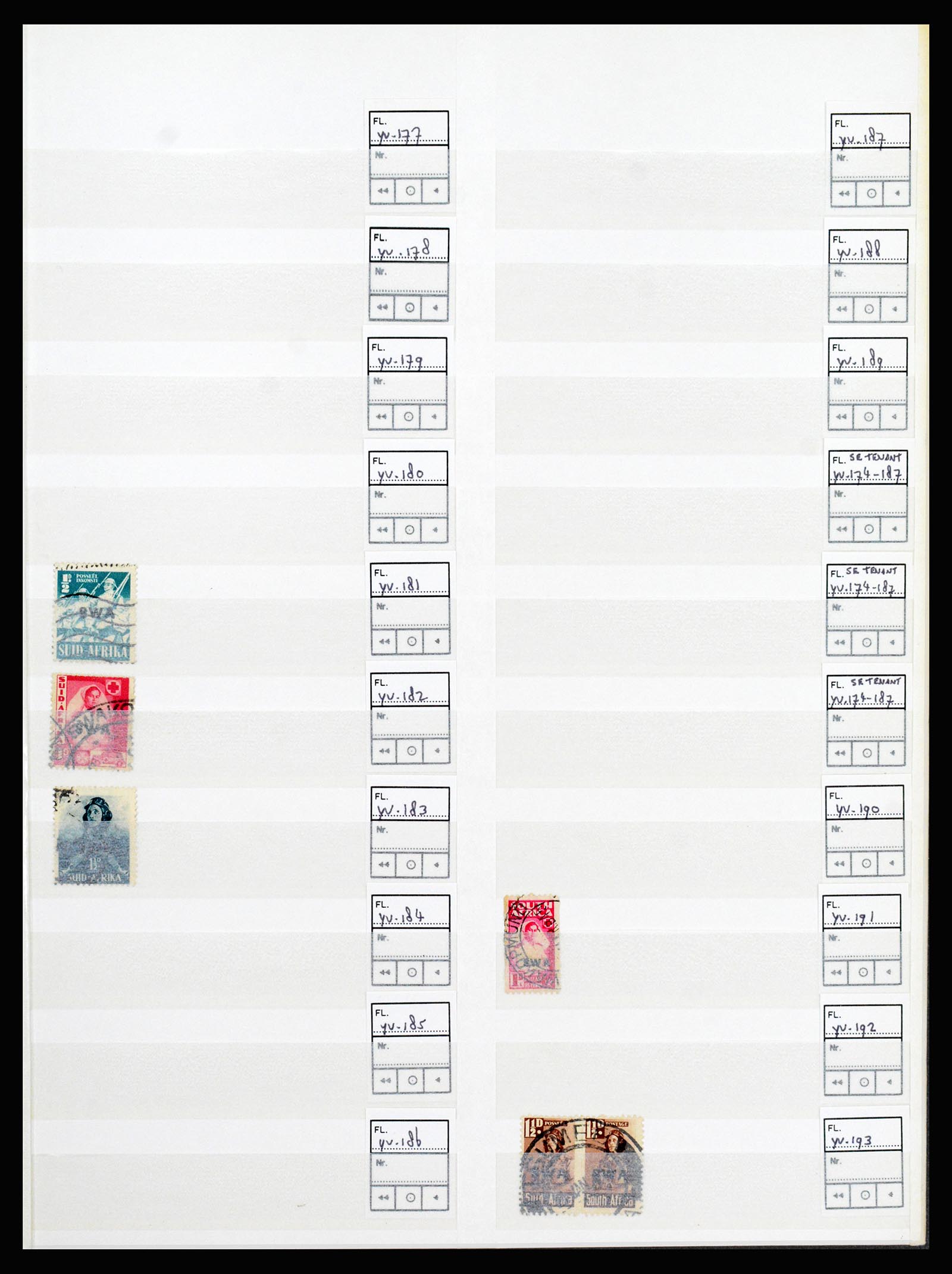 36743 031 - Postzegelverzameling 36743 Zuid Afrika en thuislanden 1910-1998.