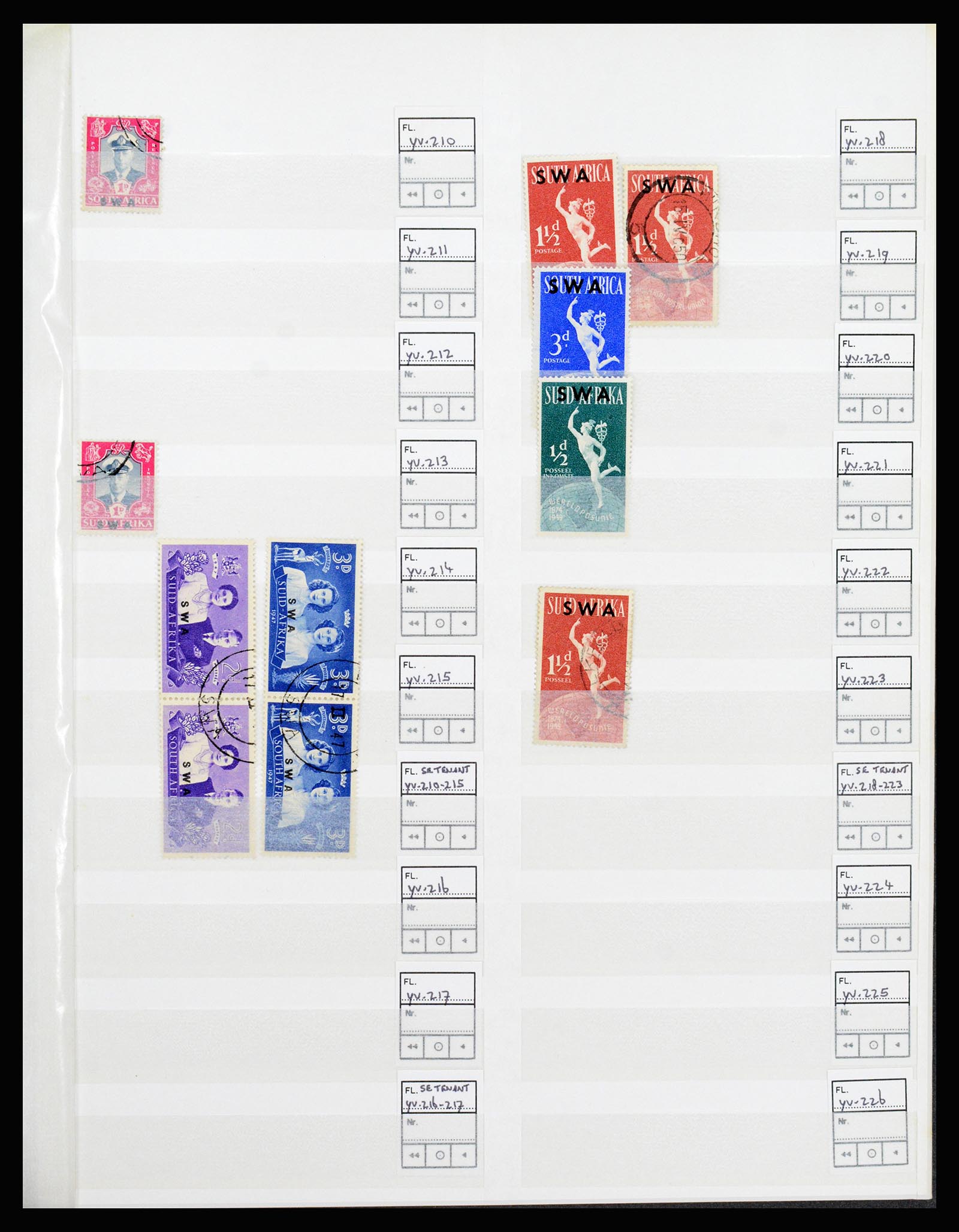 36743 033 - Postzegelverzameling 36743 Zuid Afrika en thuislanden 1910-1998.