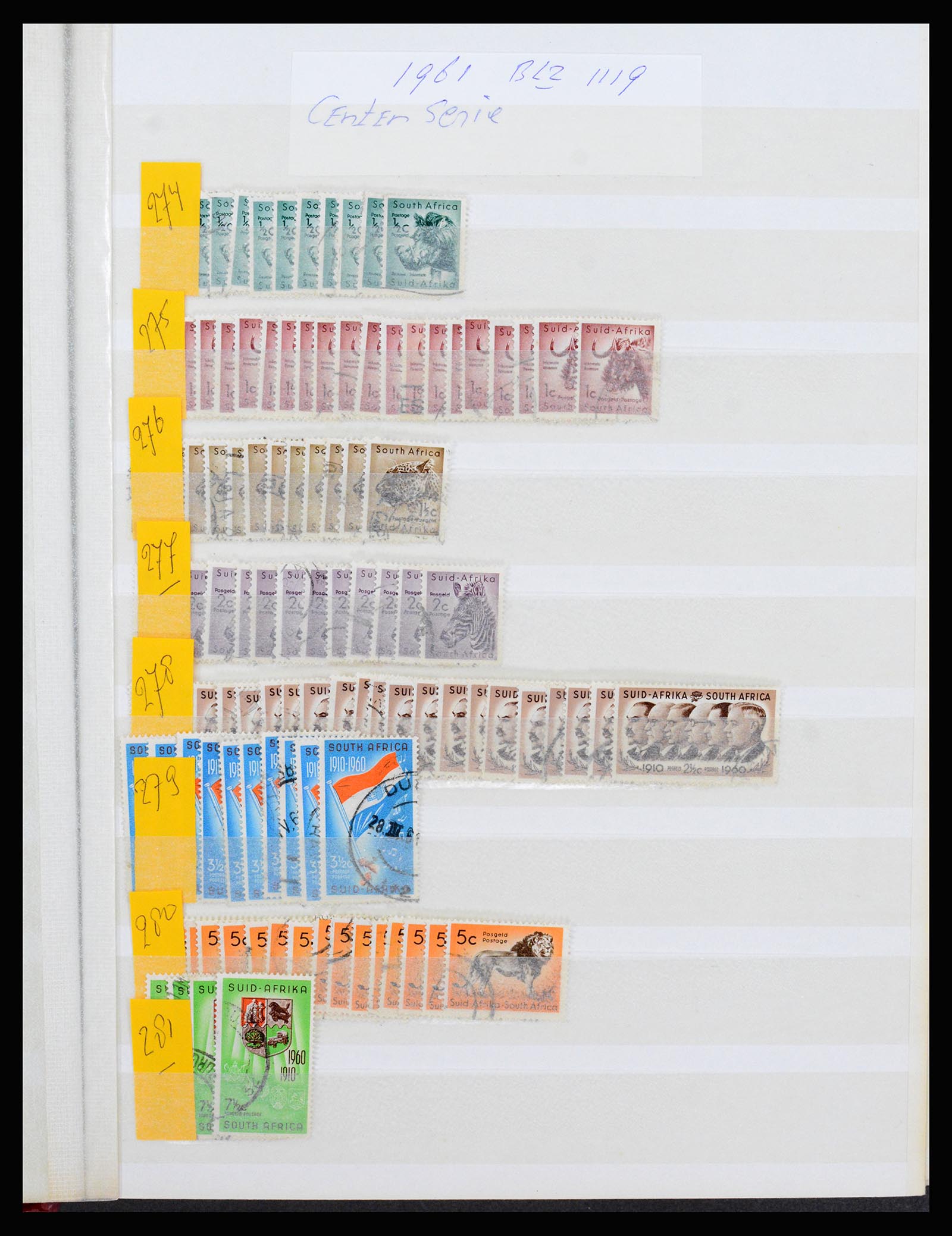 36743 042 - Postzegelverzameling 36743 Zuid Afrika en thuislanden 1910-1998.