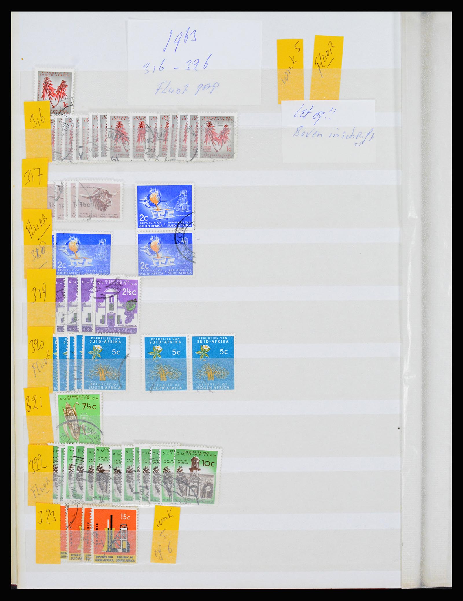 36743 047 - Postzegelverzameling 36743 Zuid Afrika en thuislanden 1910-1998.