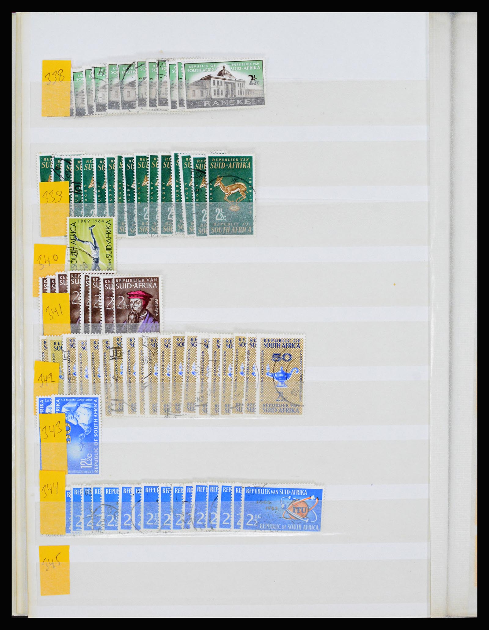 36743 050 - Postzegelverzameling 36743 Zuid Afrika en thuislanden 1910-1998.
