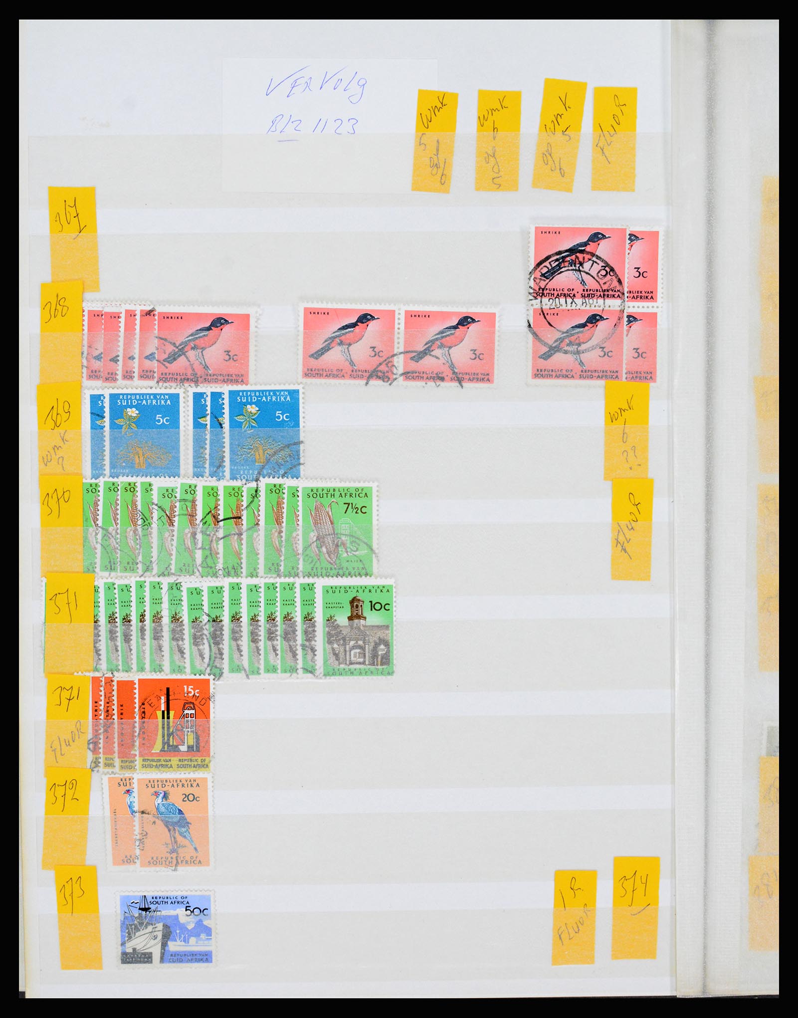36743 054 - Postzegelverzameling 36743 Zuid Afrika en thuislanden 1910-1998.