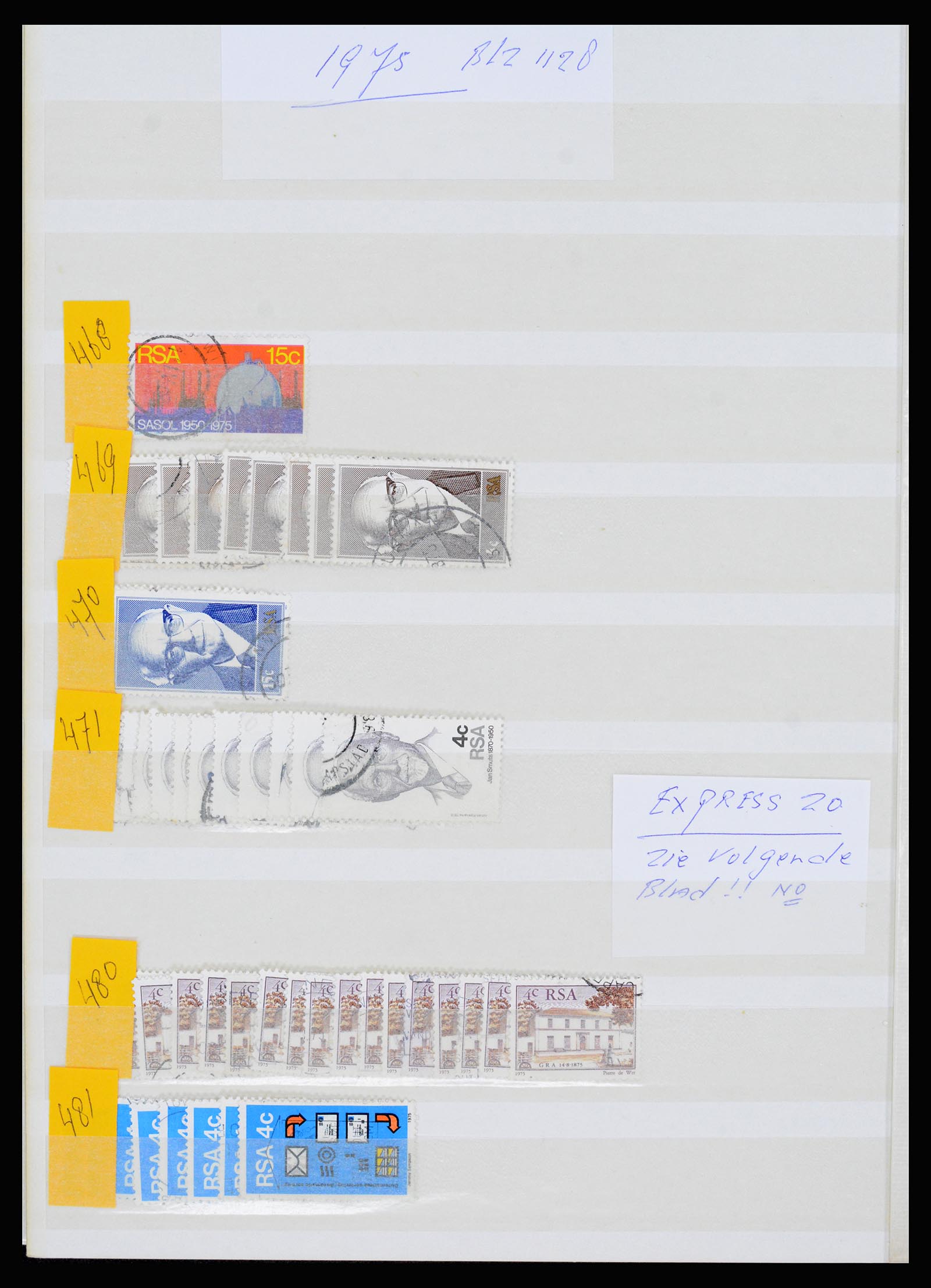 36743 070 - Postzegelverzameling 36743 Zuid Afrika en thuislanden 1910-1998.
