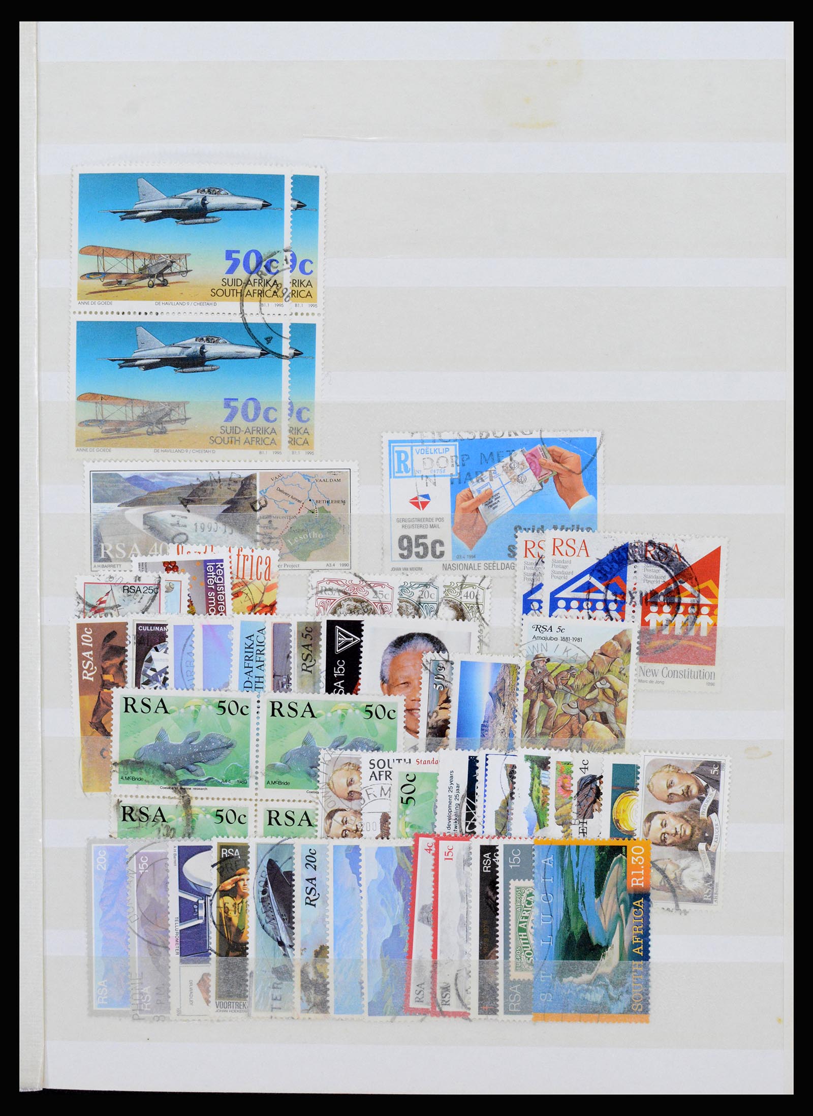 36743 077 - Postzegelverzameling 36743 Zuid Afrika en thuislanden 1910-1998.