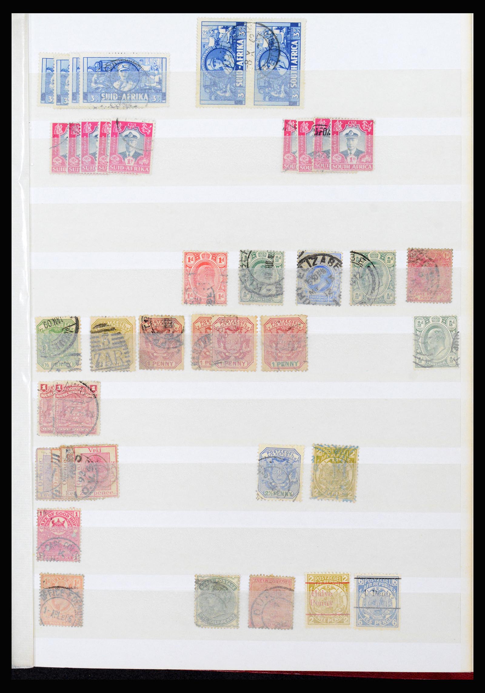 36743 079 - Postzegelverzameling 36743 Zuid Afrika en thuislanden 1910-1998.