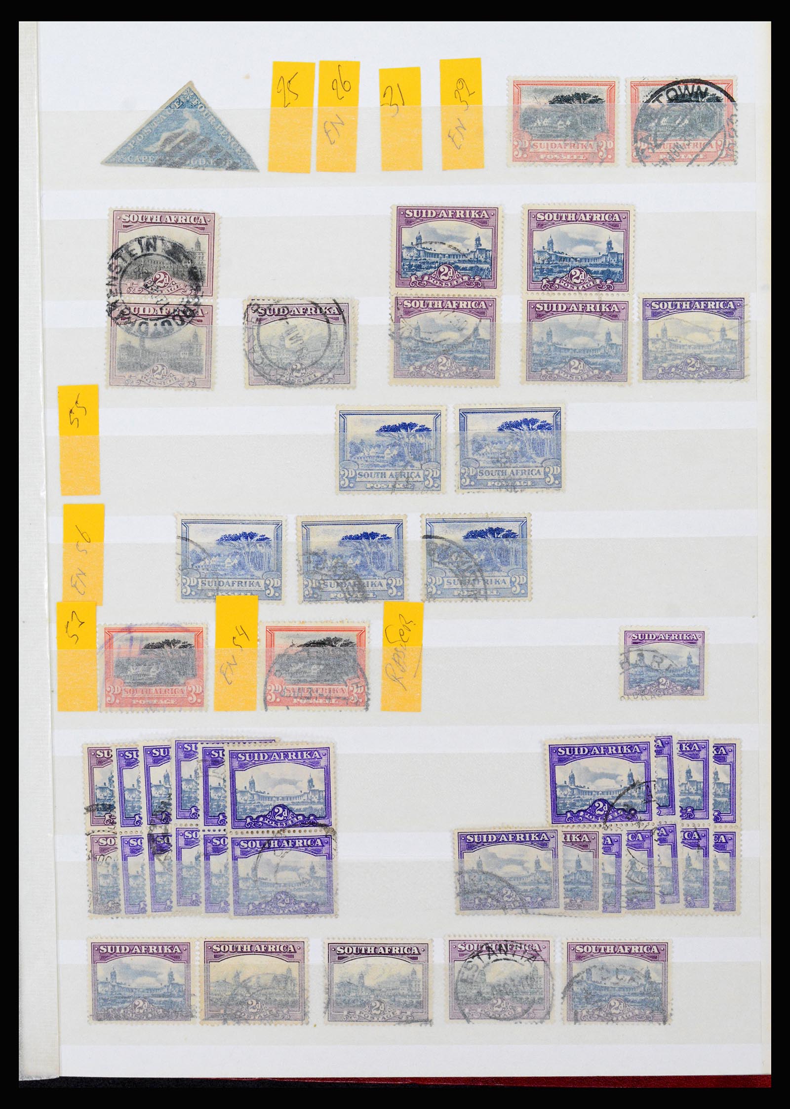 36743 083 - Postzegelverzameling 36743 Zuid Afrika en thuislanden 1910-1998.