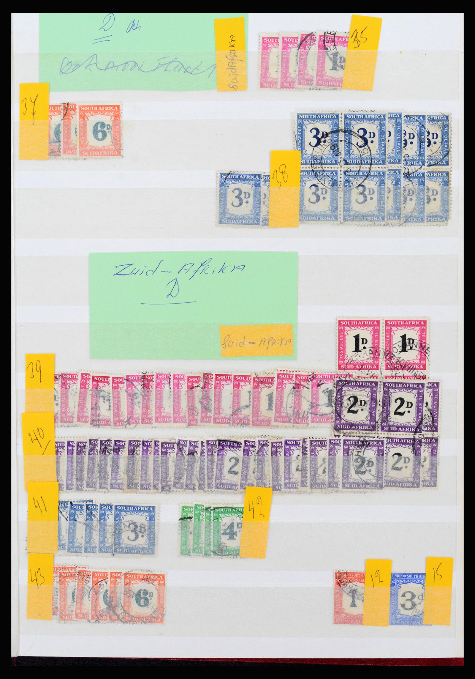 36743 089 - Postzegelverzameling 36743 Zuid Afrika en thuislanden 1910-1998.