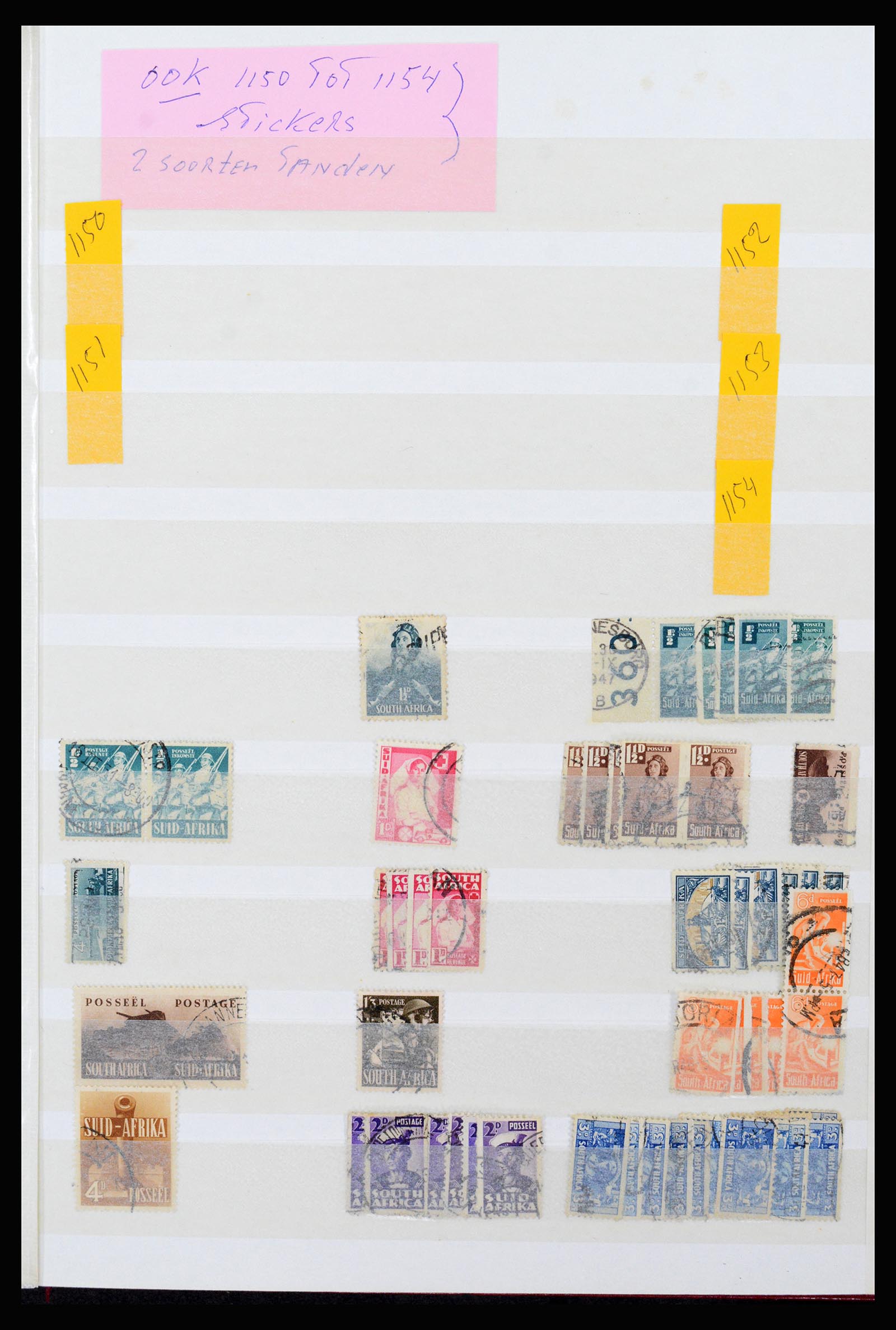 36743 091 - Postzegelverzameling 36743 Zuid Afrika en thuislanden 1910-1998.