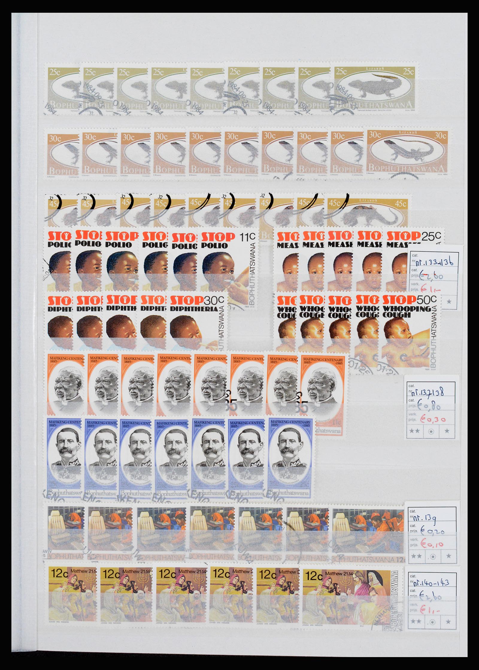 36743 261 - Stamp collection 36743 South Africa and homelands 1910-1998.