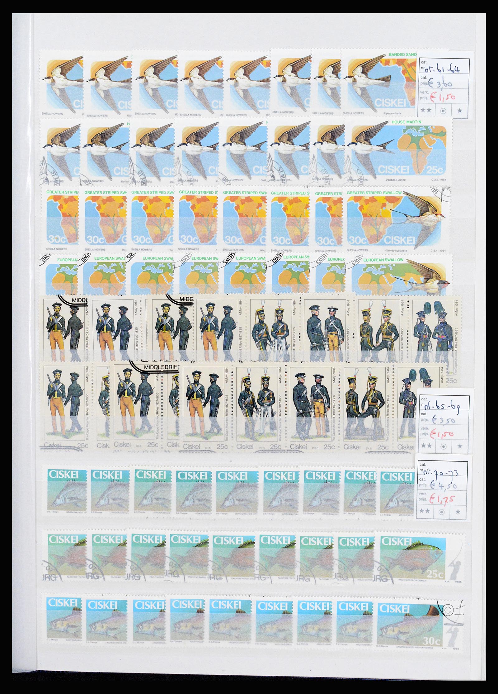 36743 271 - Postzegelverzameling 36743 Zuid Afrika en thuislanden 1910-1998.