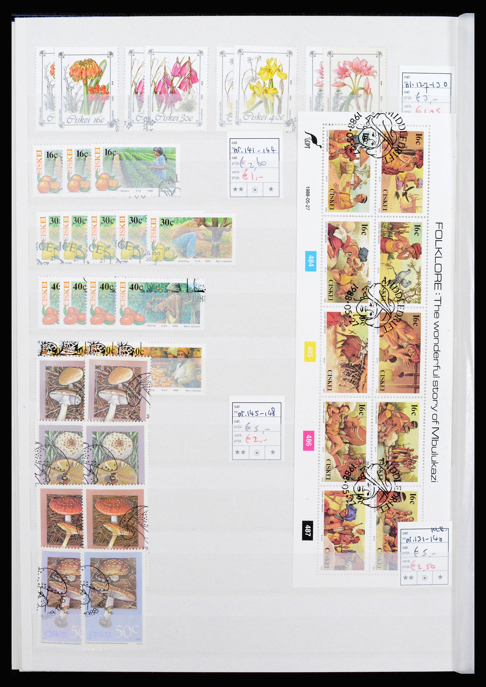 36743 276 - Postzegelverzameling 36743 Zuid Afrika en thuislanden 1910-1998.
