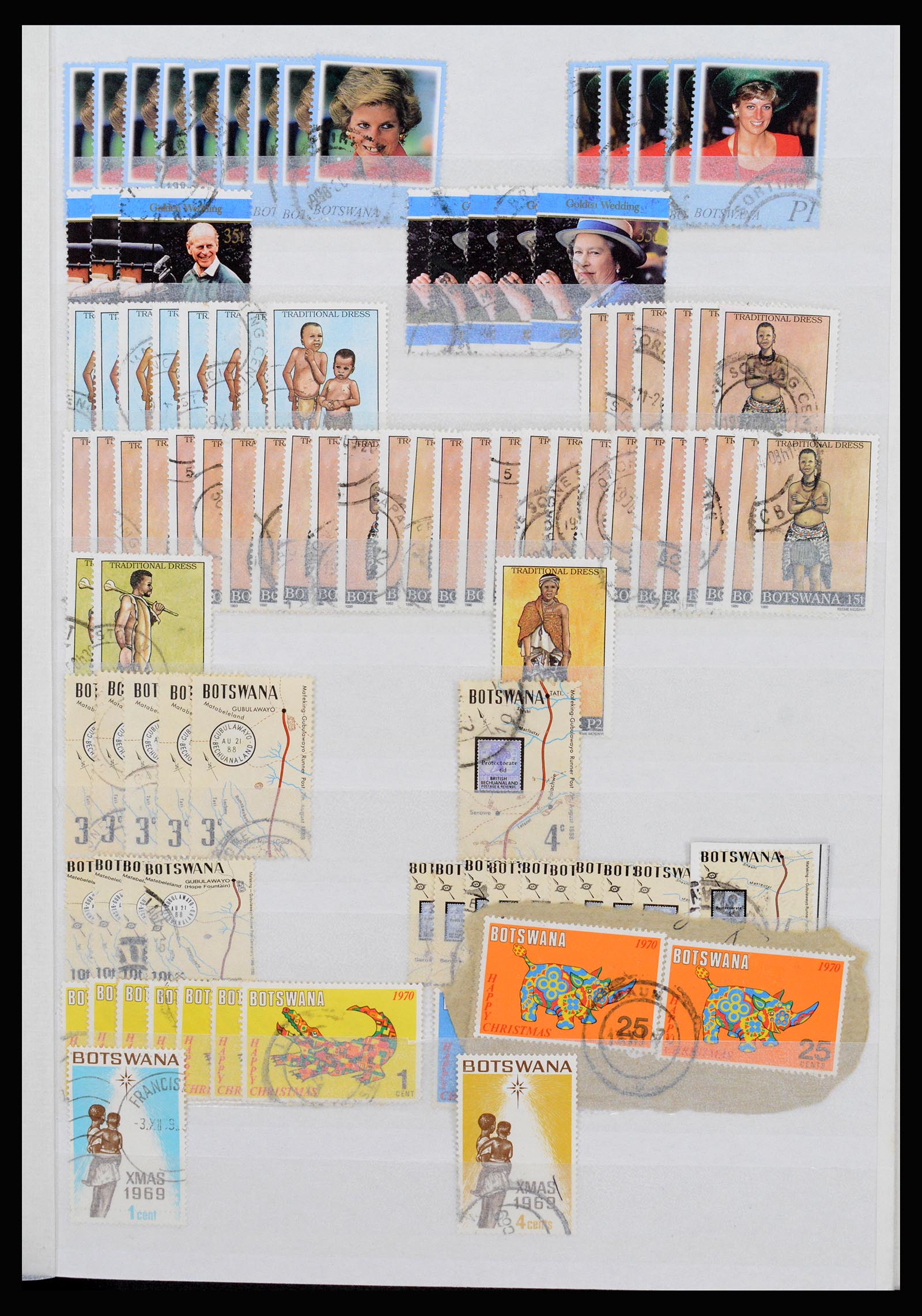36743 306 - Postzegelverzameling 36743 Zuid Afrika en thuislanden 1910-1998.