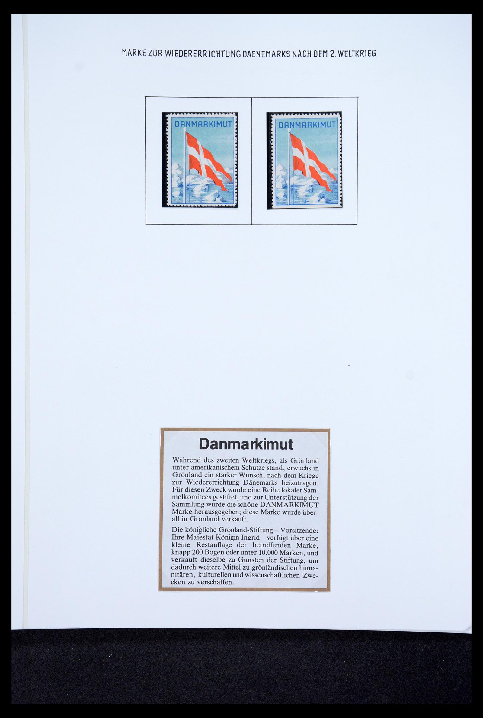 36748 024 - Stamp collection 36748 Greenland pakke-porto 1905-1930.