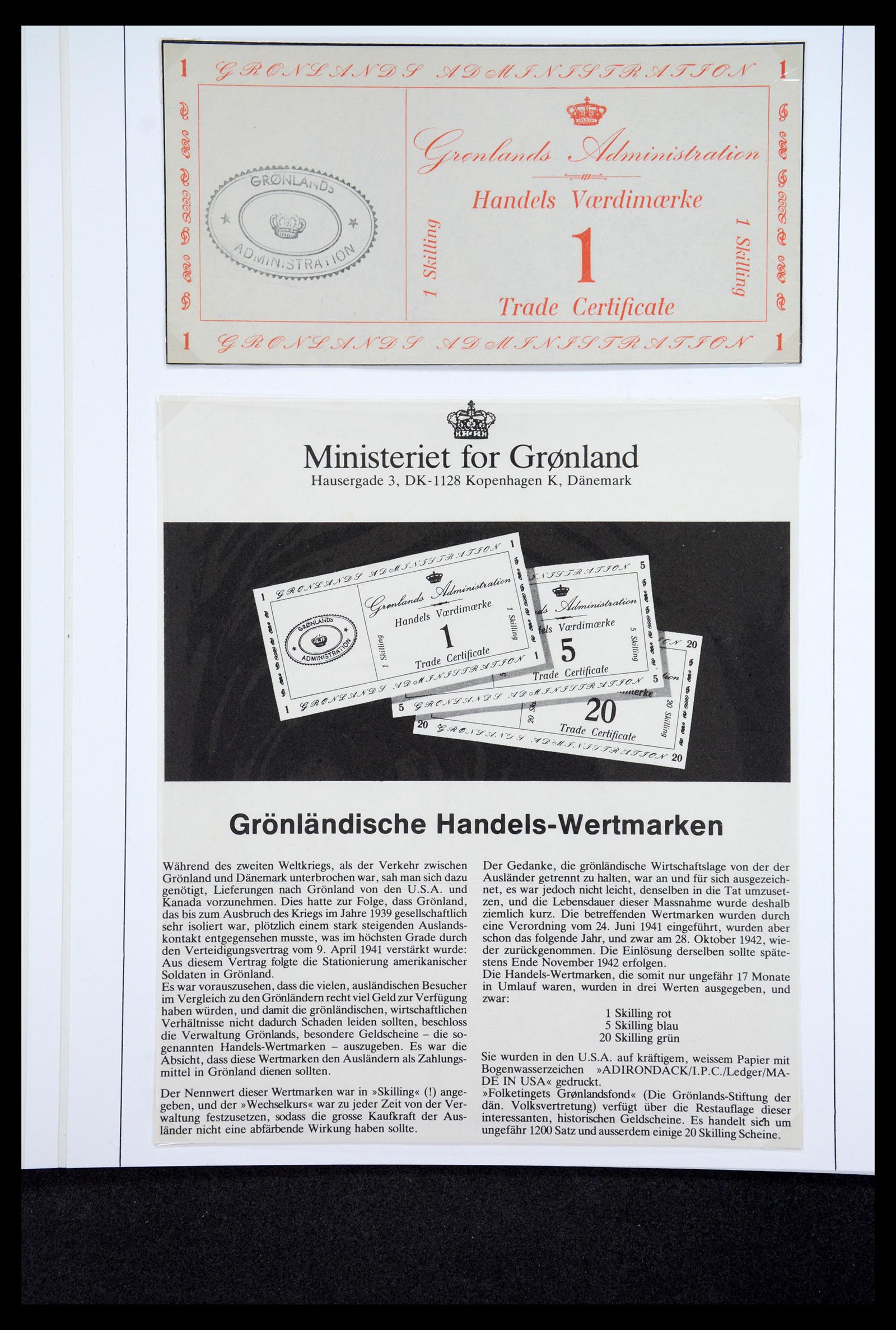 36748 029 - Stamp collection 36748 Greenland pakke-porto 1905-1930.