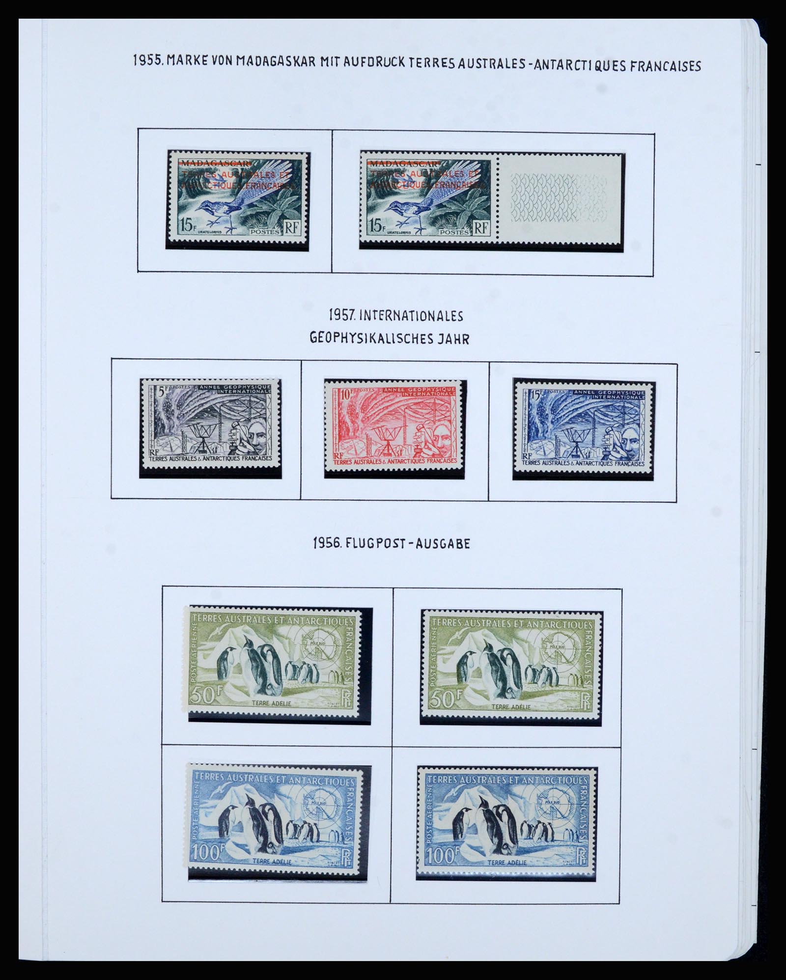 36751 003 - Postzegelverzameling 36751 Frans Antarctica 1955-1984.