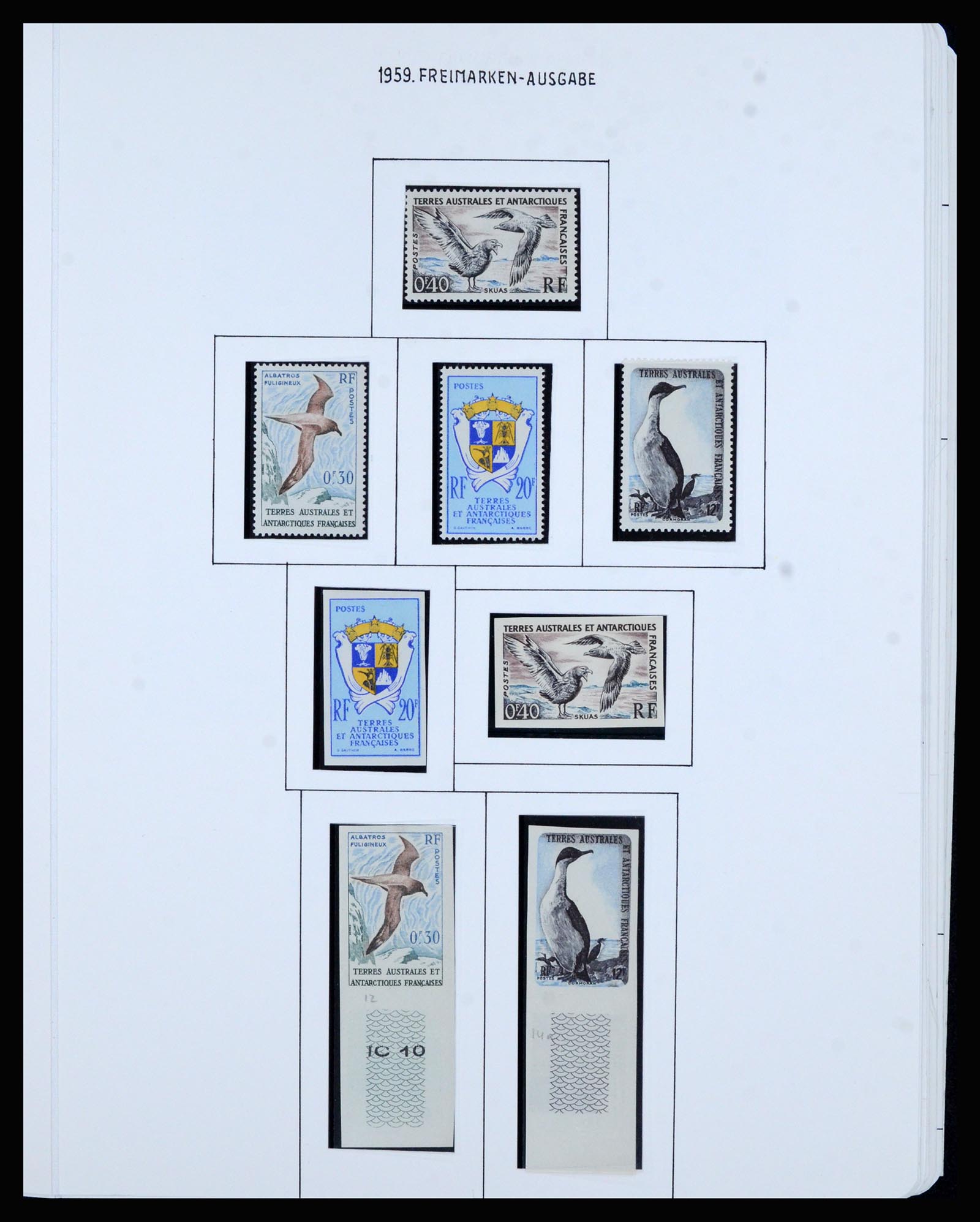 36751 005 - Postzegelverzameling 36751 Frans Antarctica 1955-1984.