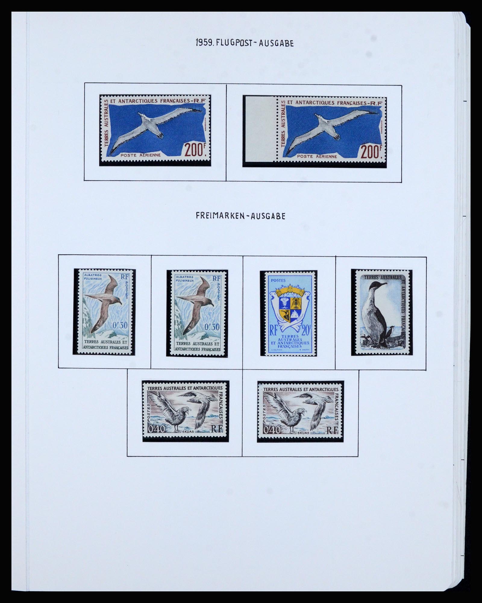 36751 006 - Postzegelverzameling 36751 Frans Antarctica 1955-1984.