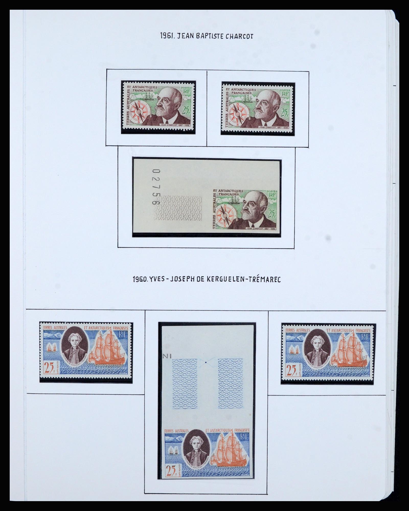 36751 008 - Postzegelverzameling 36751 Frans Antarctica 1955-1984.