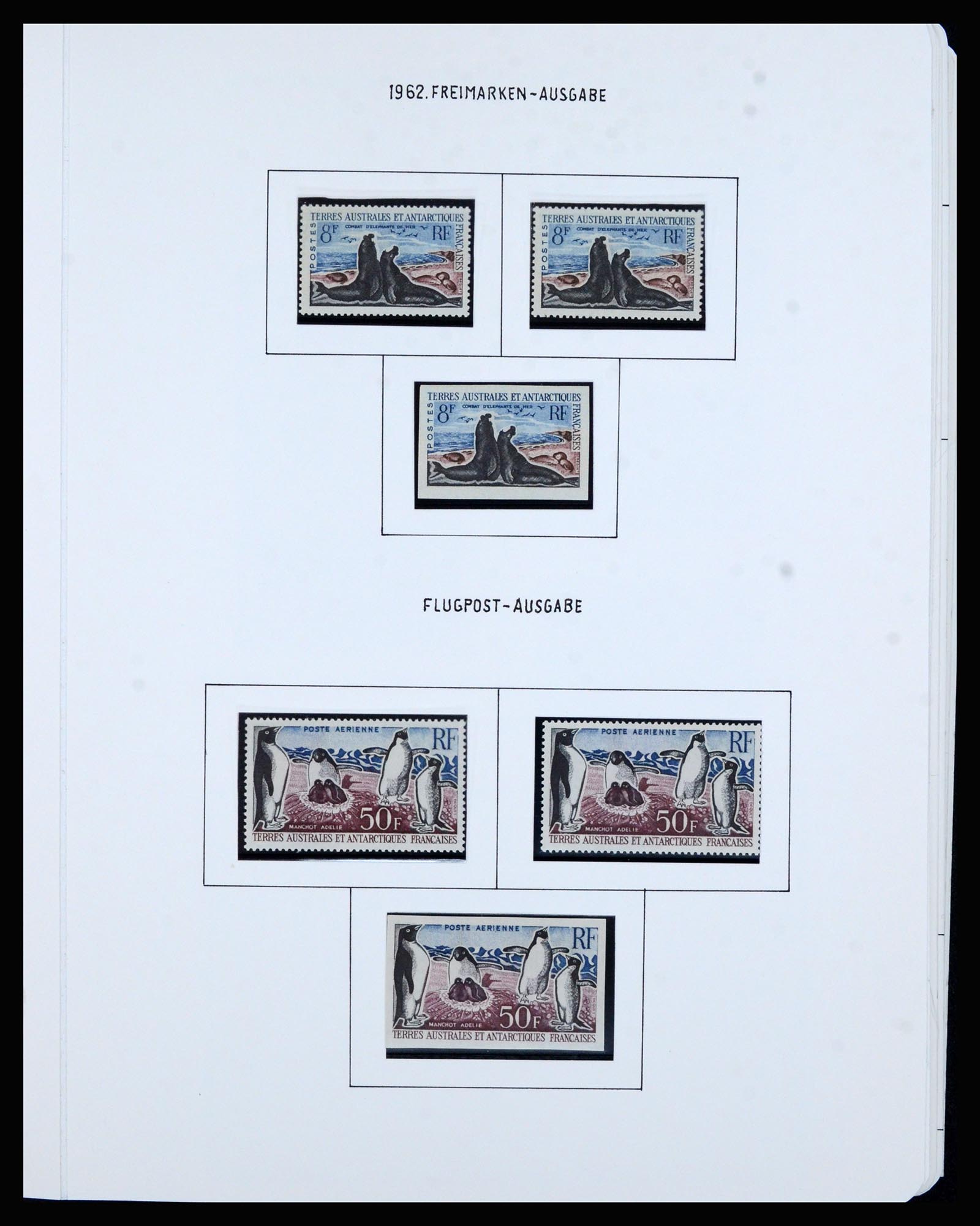 36751 010 - Postzegelverzameling 36751 Frans Antarctica 1955-1984.