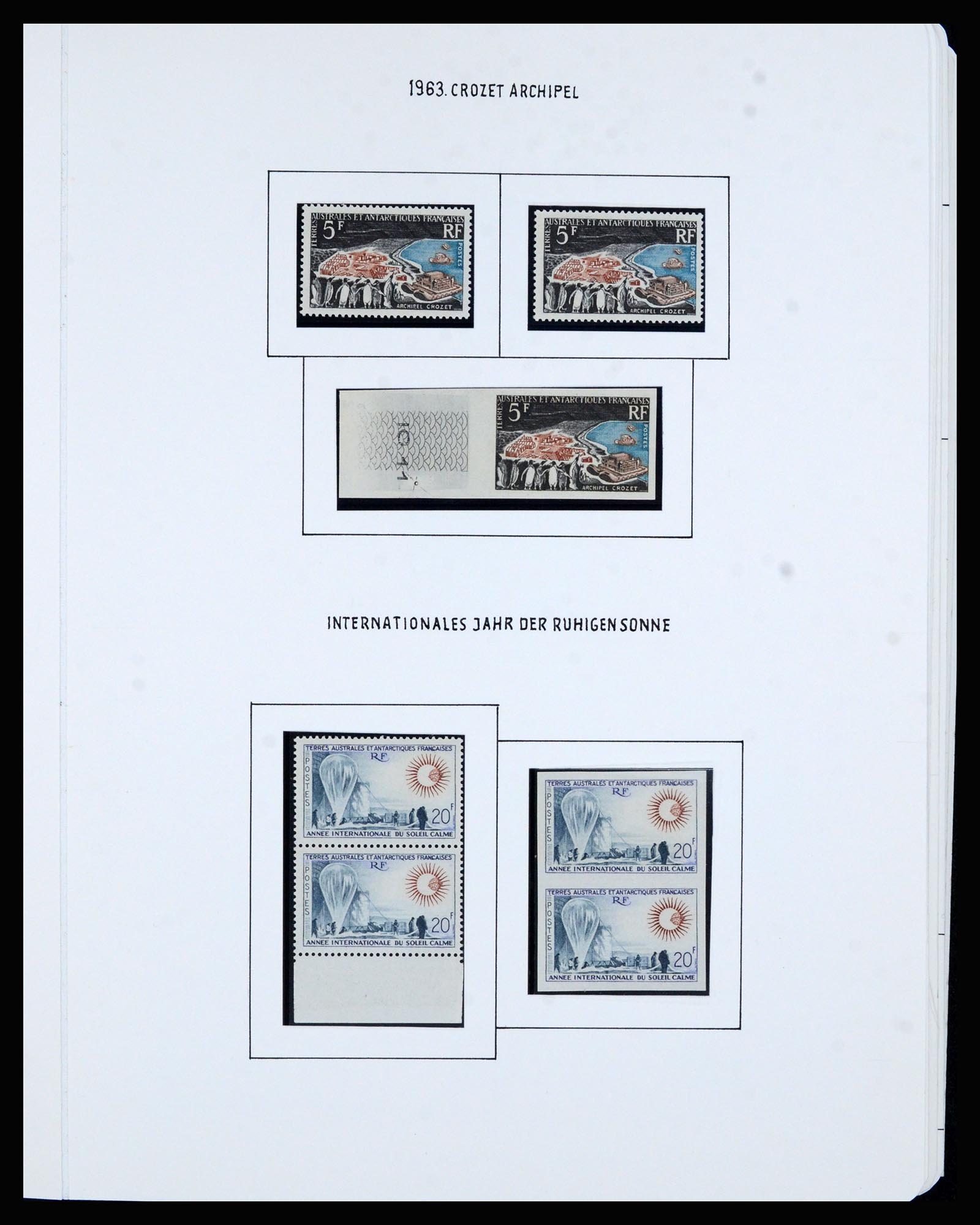36751 012 - Postzegelverzameling 36751 Frans Antarctica 1955-1984.