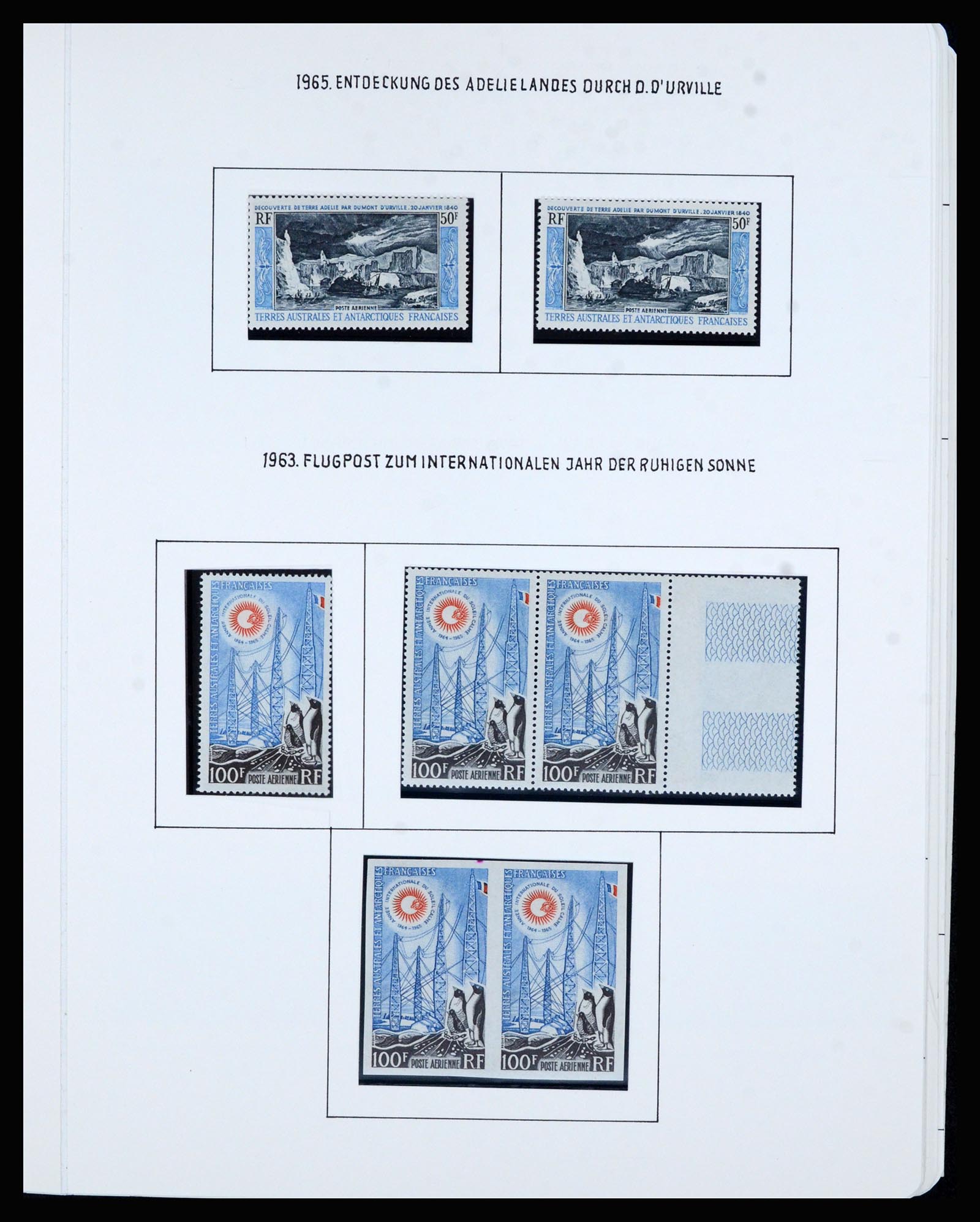 36751 014 - Postzegelverzameling 36751 Frans Antarctica 1955-1984.