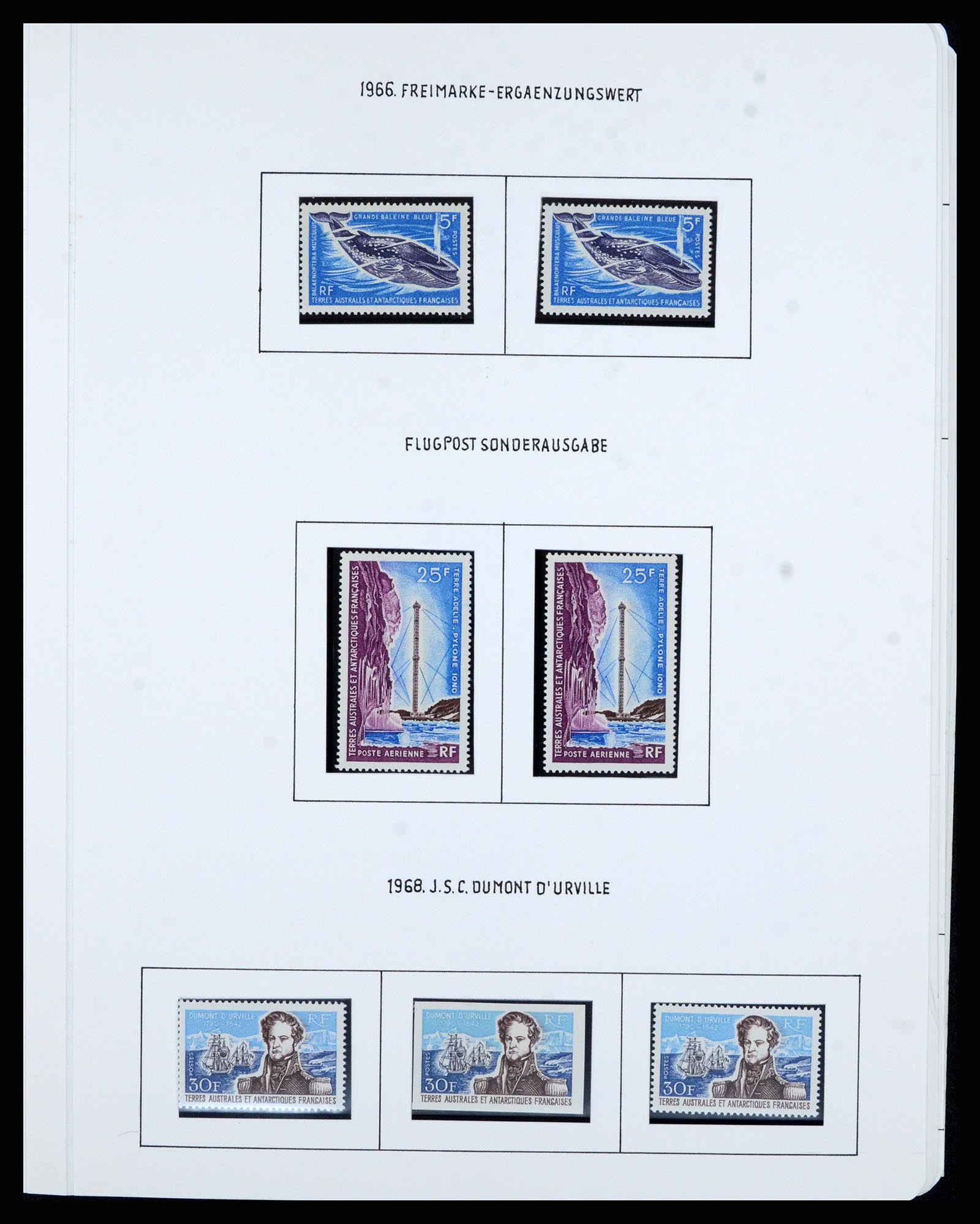 36751 017 - Postzegelverzameling 36751 Frans Antarctica 1955-1984.