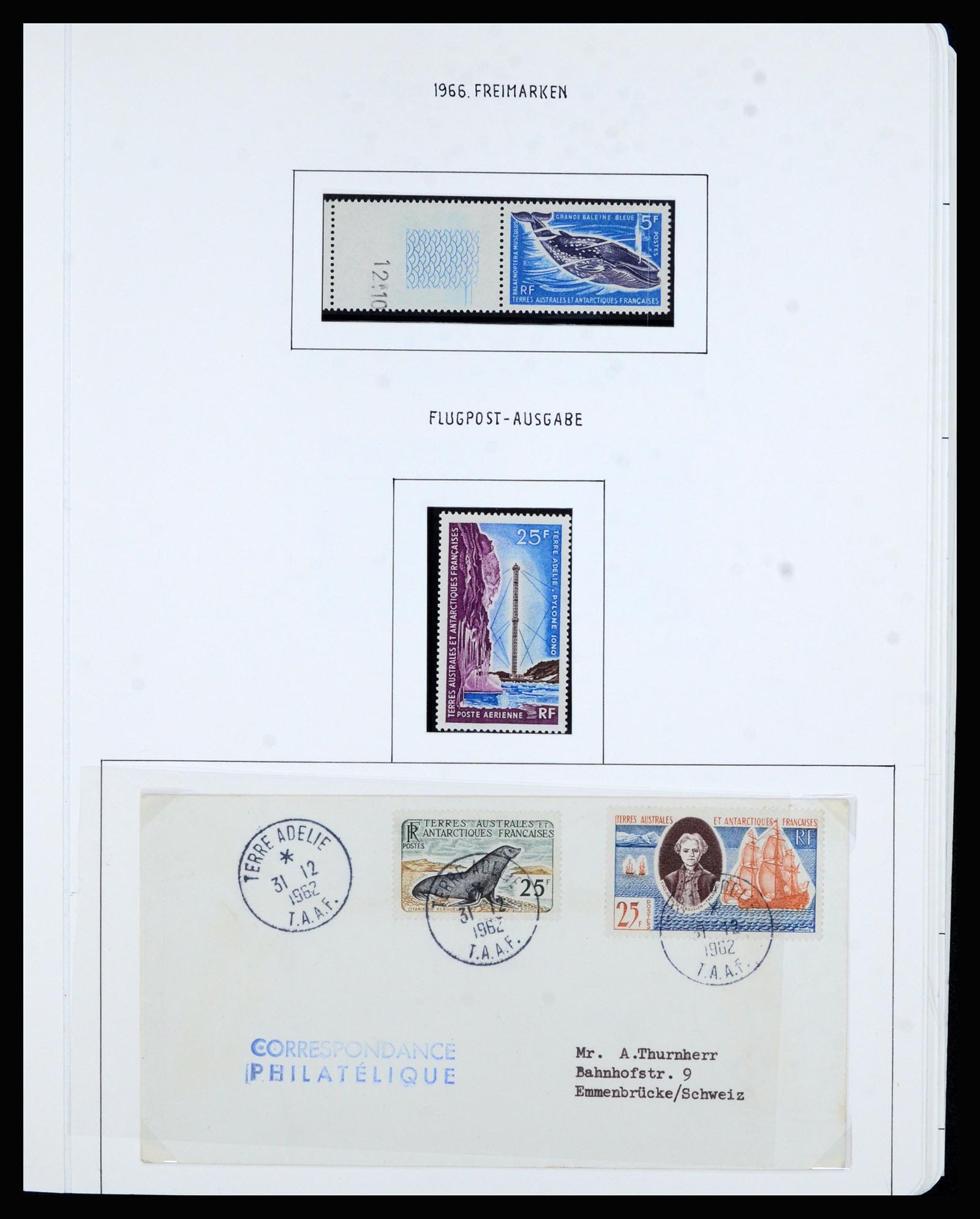 36751 018 - Stamp collection 36751 French Antarctic 1955-1984.