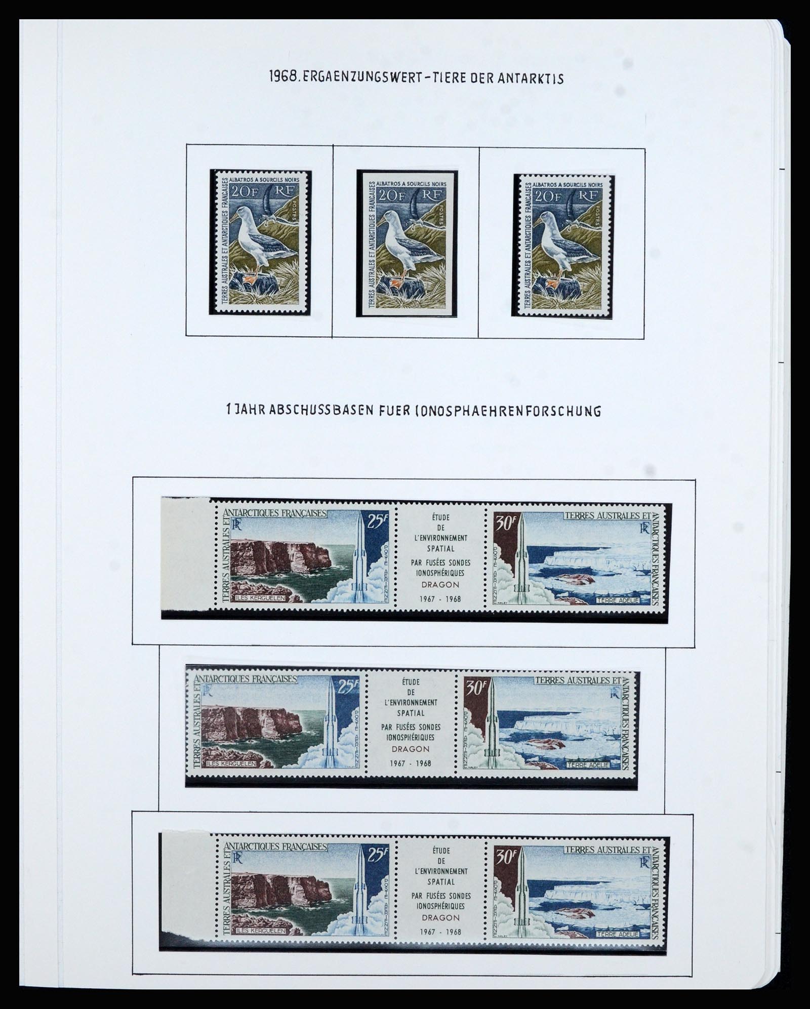 36751 020 - Postzegelverzameling 36751 Frans Antarctica 1955-1984.
