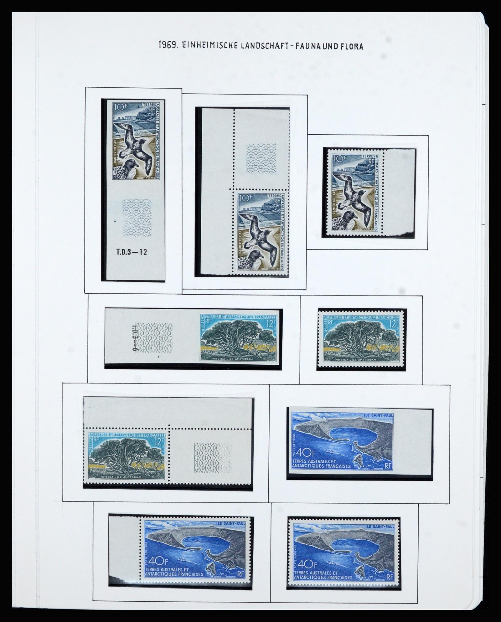 36751 023 - Postzegelverzameling 36751 Frans Antarctica 1955-1984.