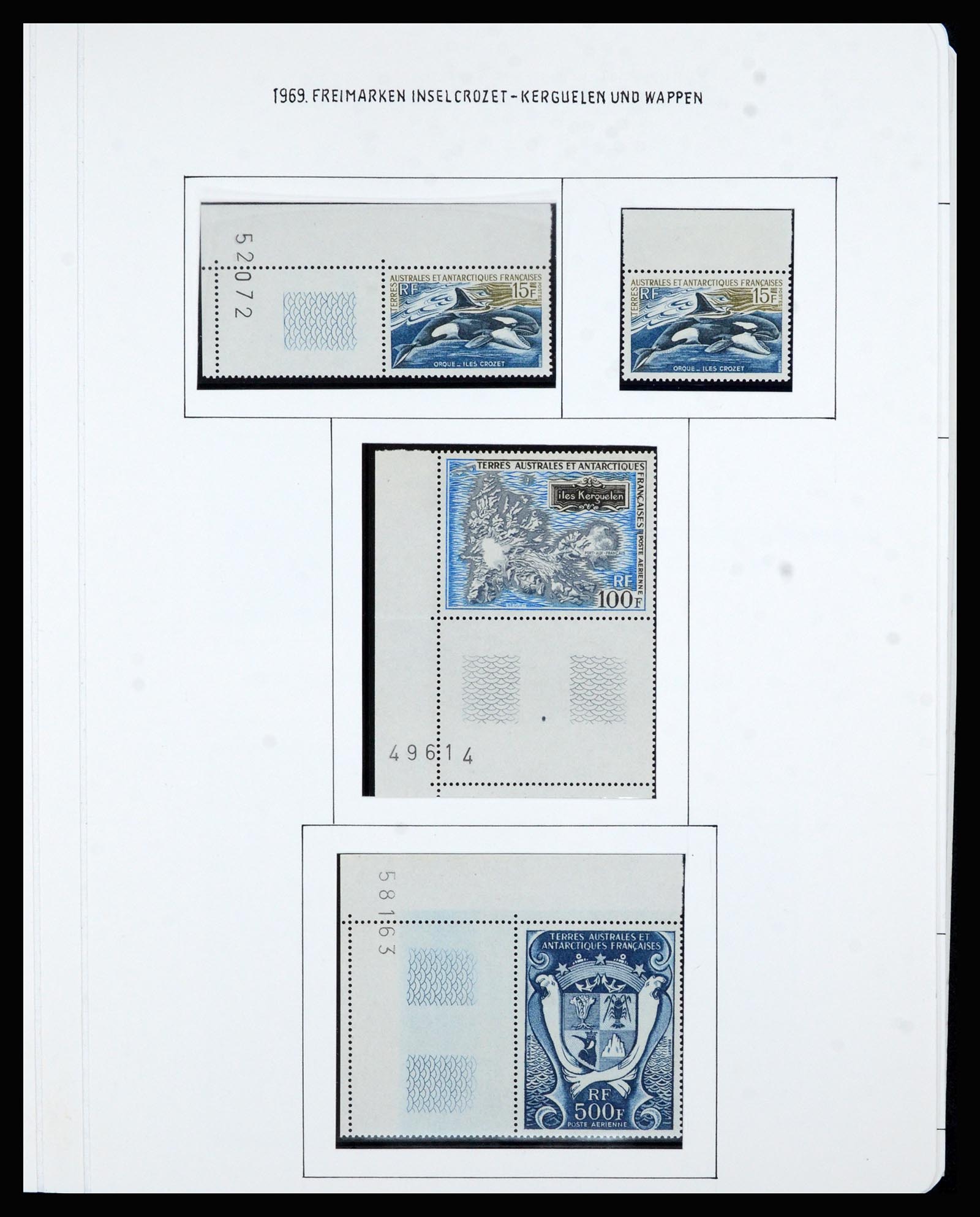 36751 025 - Stamp collection 36751 French Antarctic 1955-1984.
