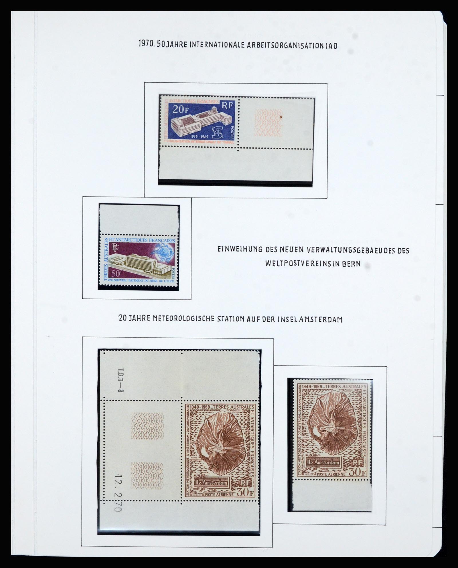 36751 026 - Postzegelverzameling 36751 Frans Antarctica 1955-1984.