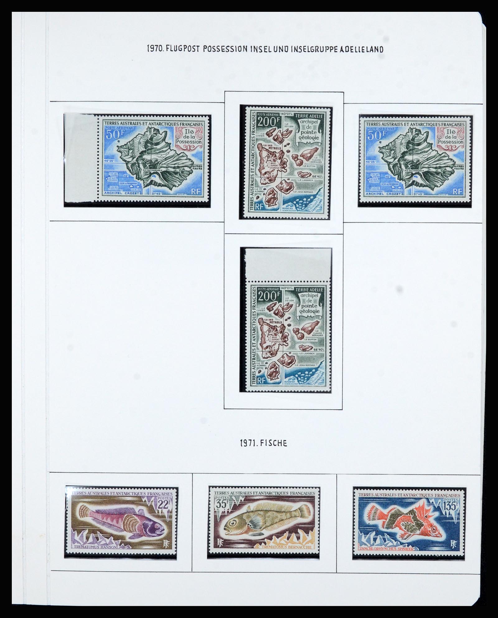 36751 027 - Postzegelverzameling 36751 Frans Antarctica 1955-1984.
