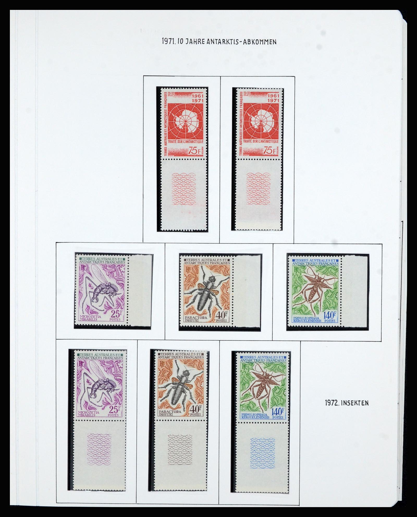 36751 031 - Postzegelverzameling 36751 Frans Antarctica 1955-1984.