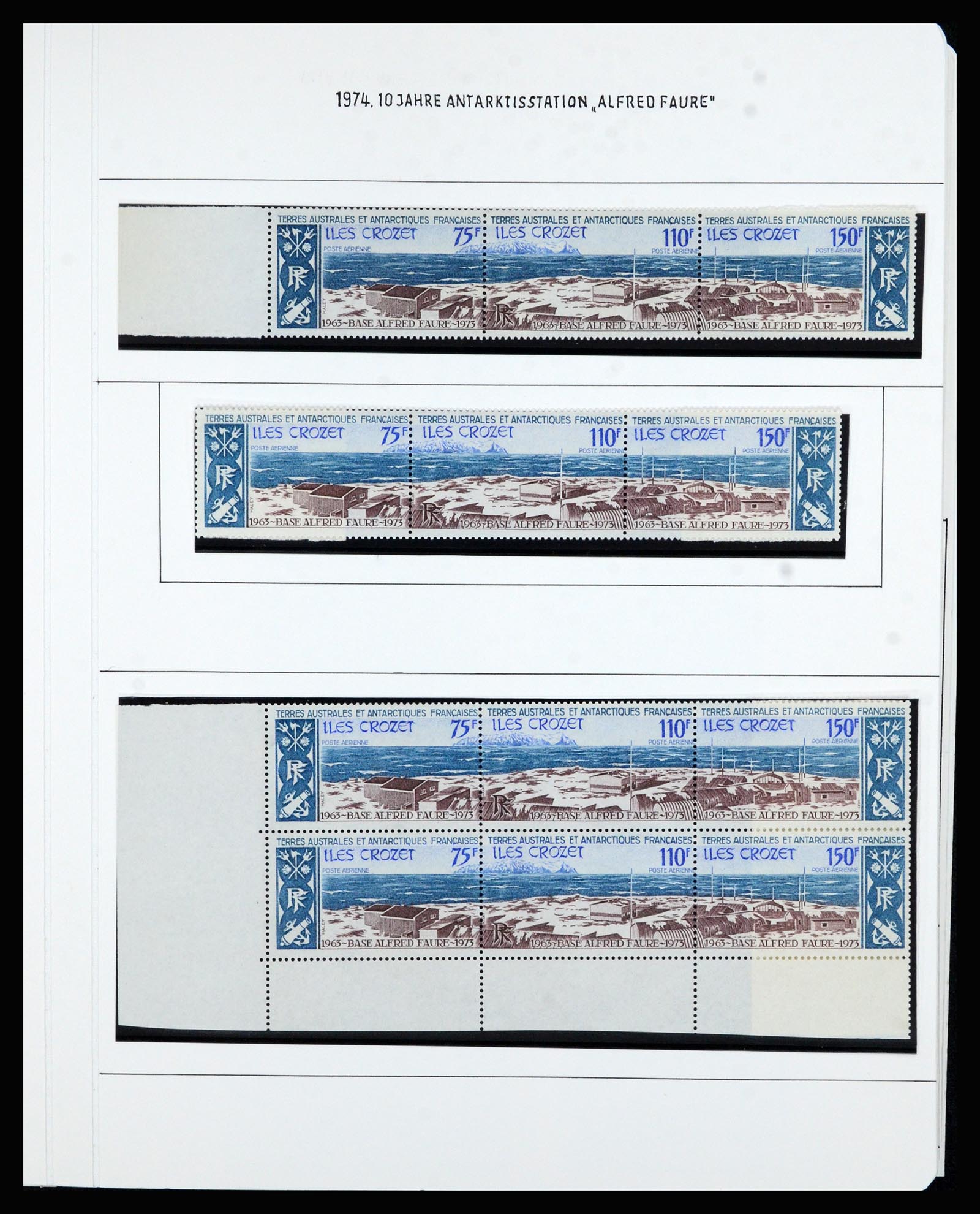 36751 035 - Postzegelverzameling 36751 Frans Antarctica 1955-1984.