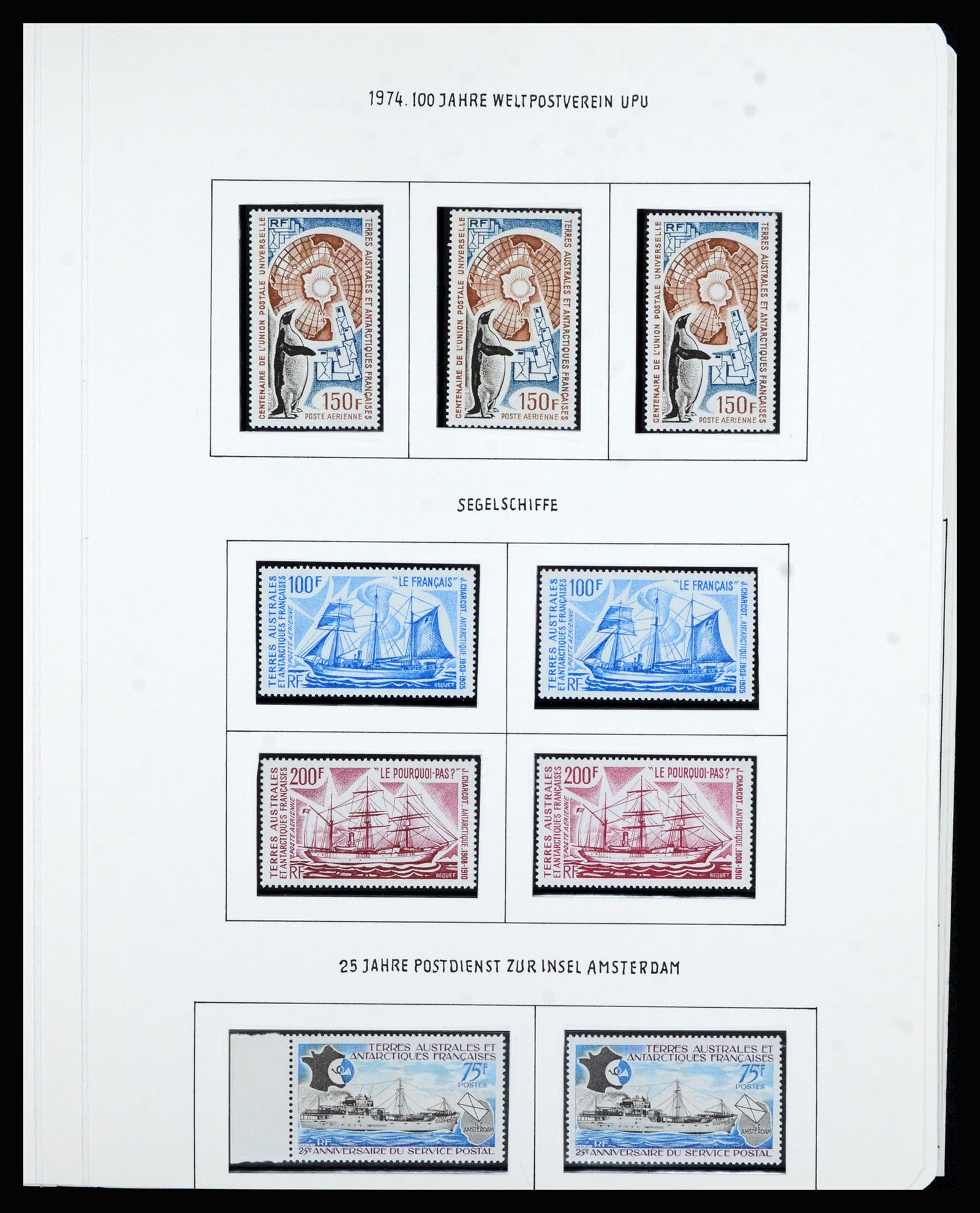 36751 036 - Postzegelverzameling 36751 Frans Antarctica 1955-1984.