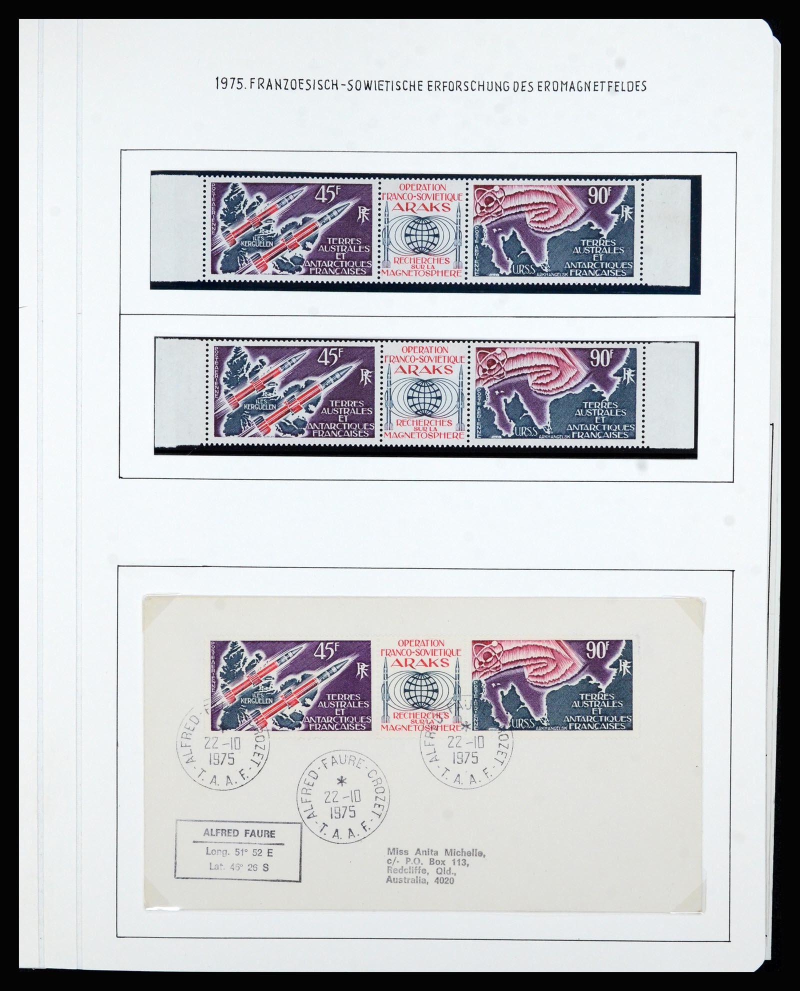 36751 037 - Postzegelverzameling 36751 Frans Antarctica 1955-1984.