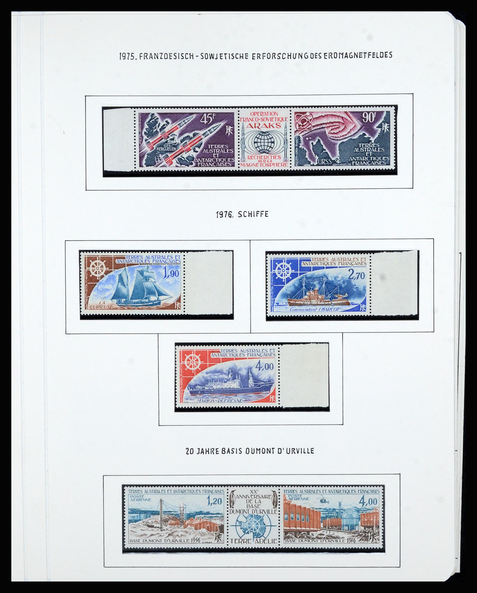 36751 040 - Stamp collection 36751 French Antarctic 1955-1984.