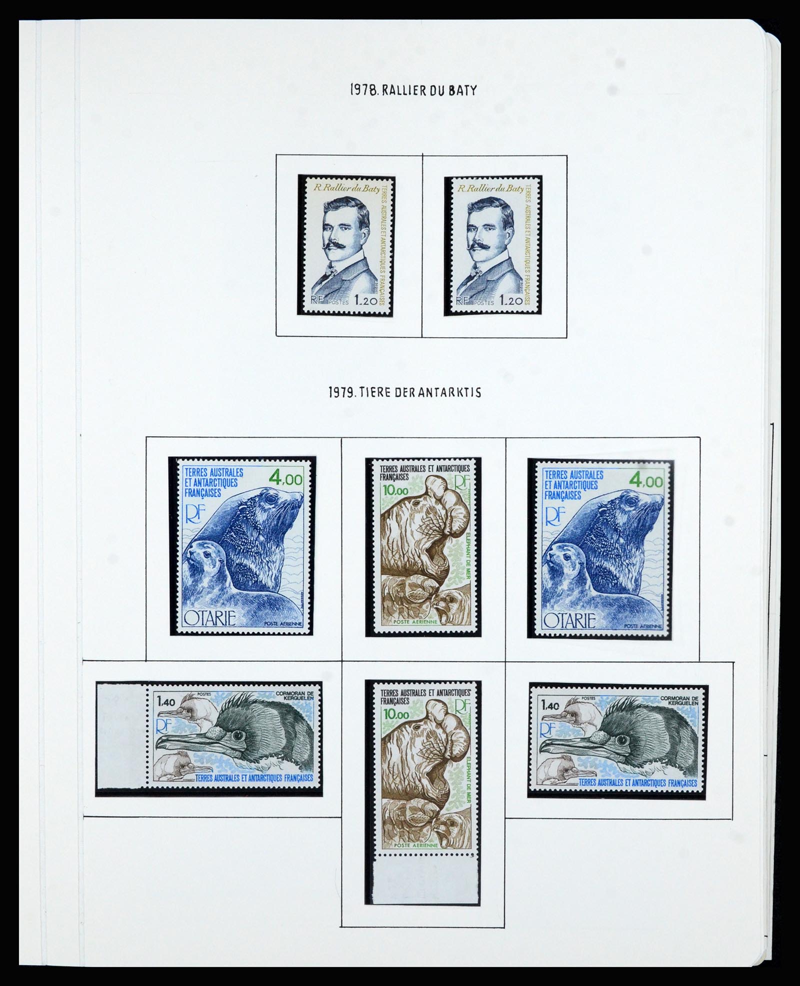 36751 048 - Postzegelverzameling 36751 Frans Antarctica 1955-1984.