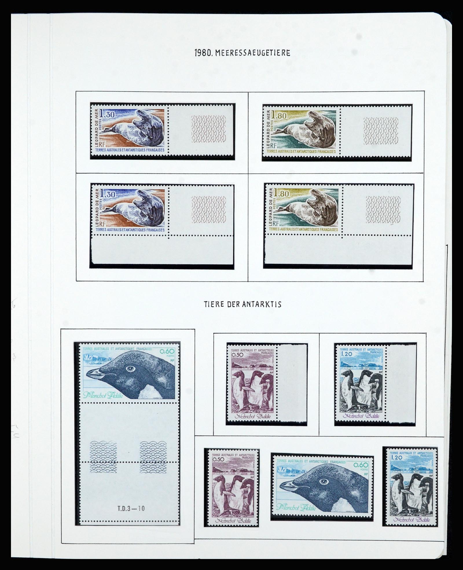36751 054 - Postzegelverzameling 36751 Frans Antarctica 1955-1984.