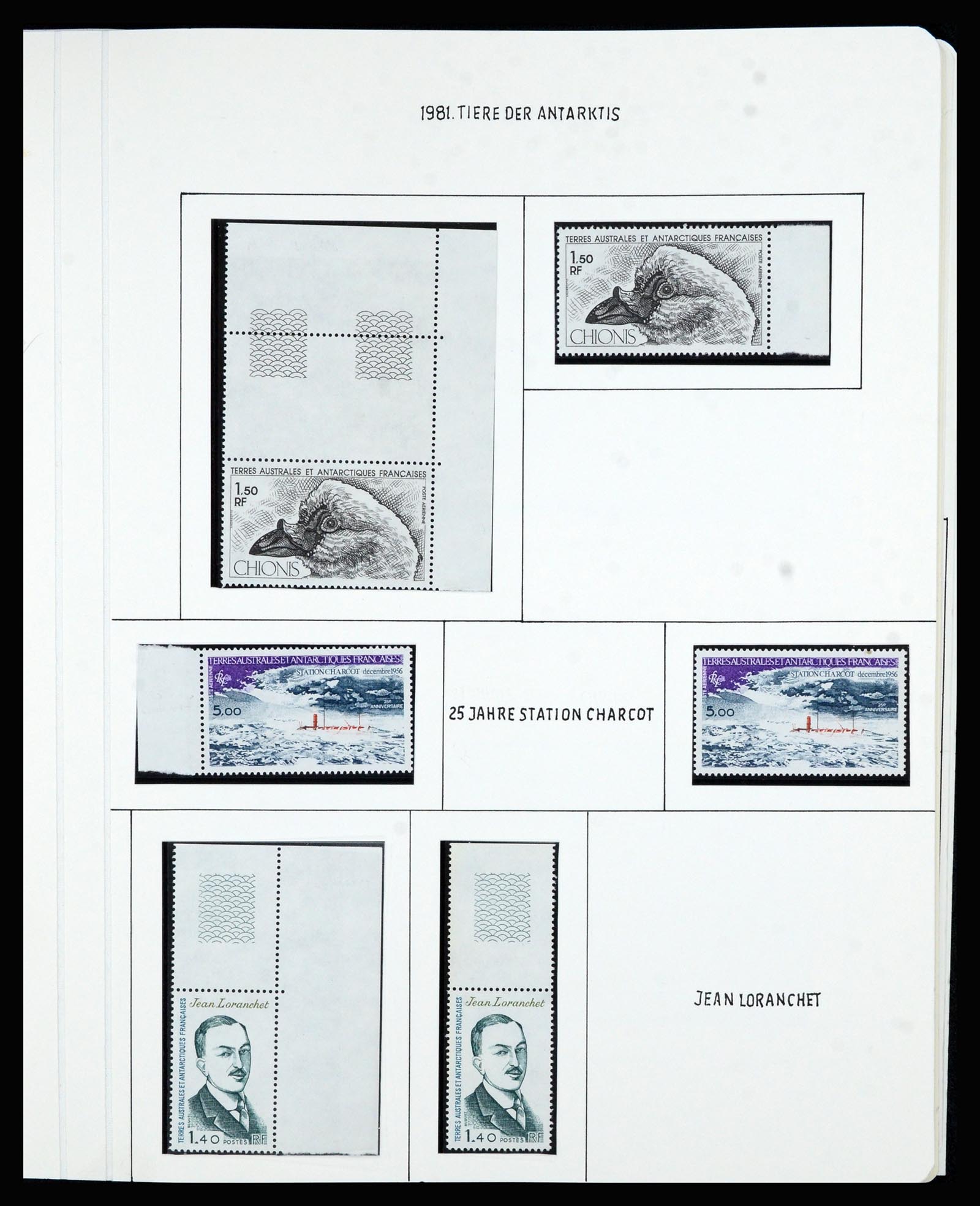 36751 057 - Postzegelverzameling 36751 Frans Antarctica 1955-1984.