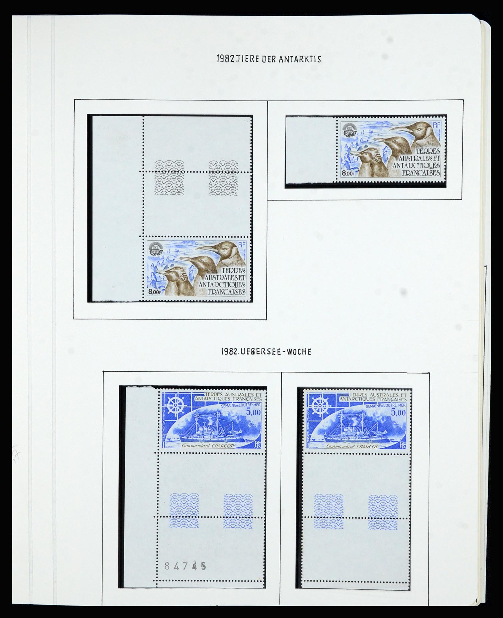 36751 059 - Postzegelverzameling 36751 Frans Antarctica 1955-1984.