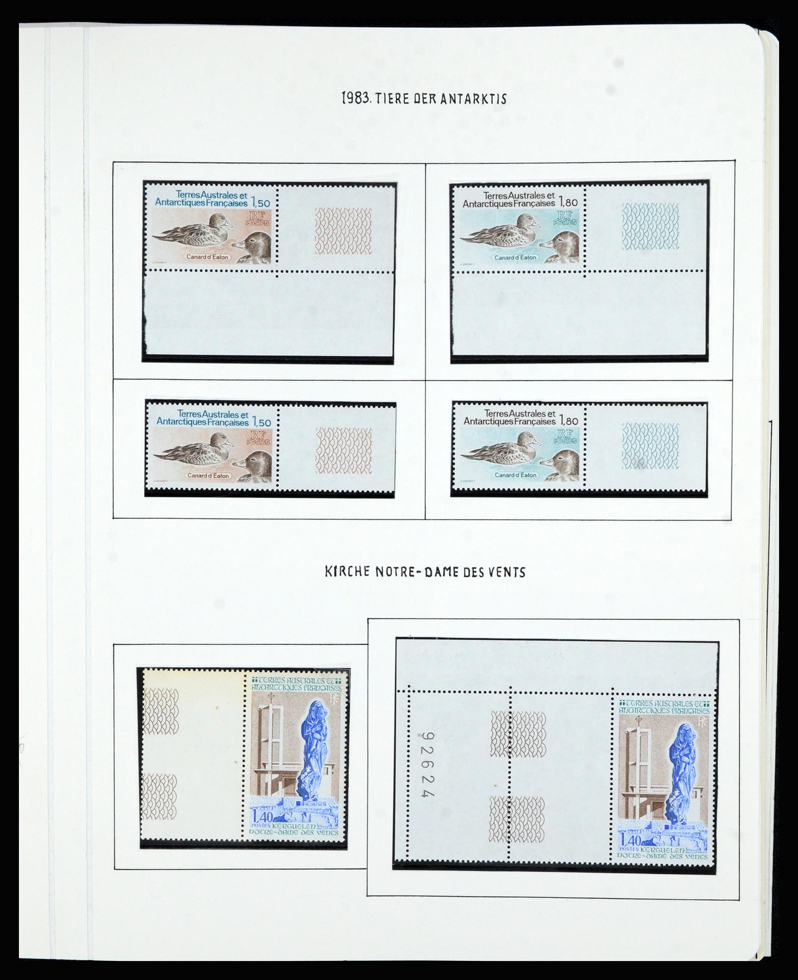 36751 062 - Postzegelverzameling 36751 Frans Antarctica 1955-1984.