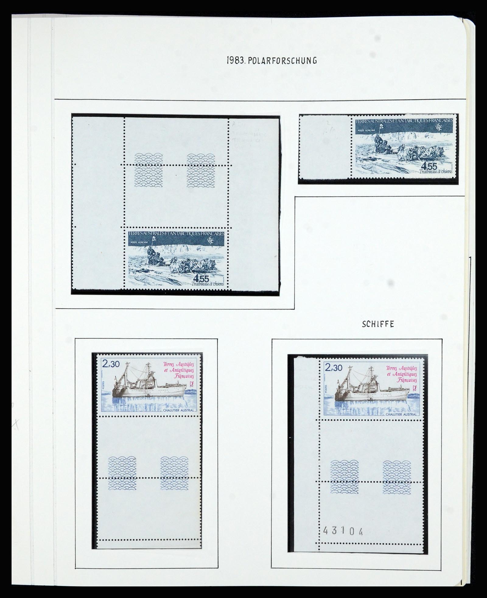 36751 064 - Stamp collection 36751 French Antarctic 1955-1984.